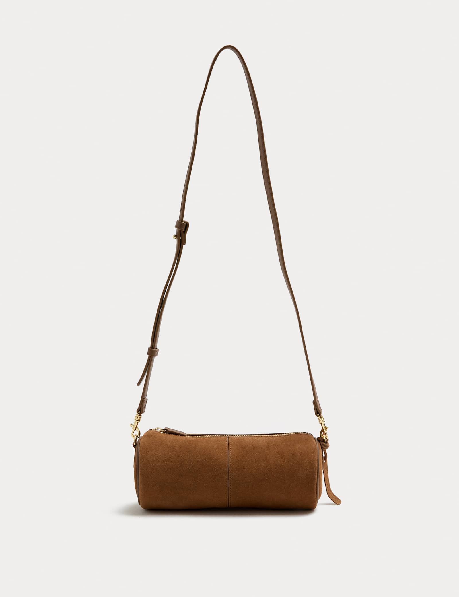 Suede Cross Body Bag - image 1