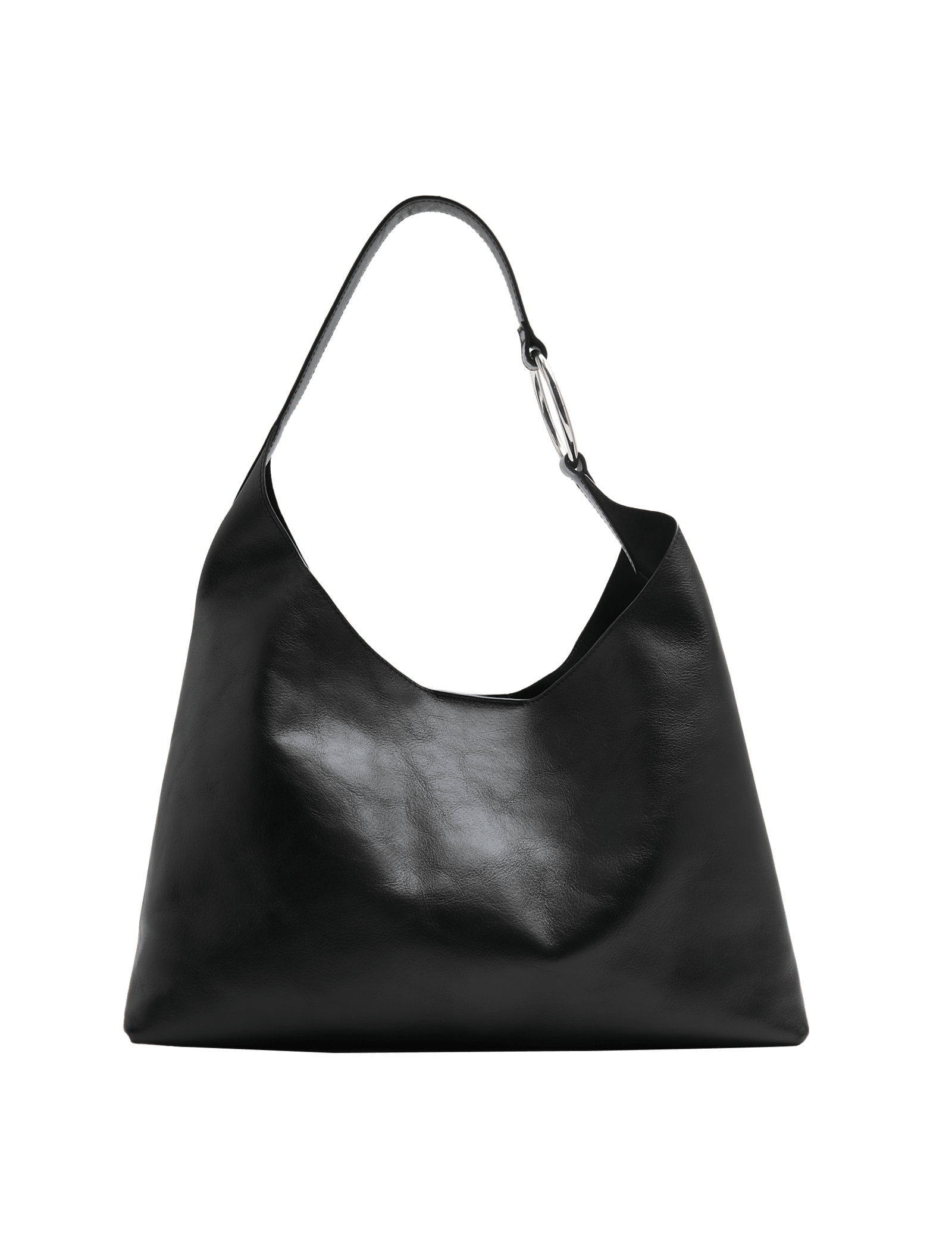 Leather Top Handle Shoulder Bag - image 3