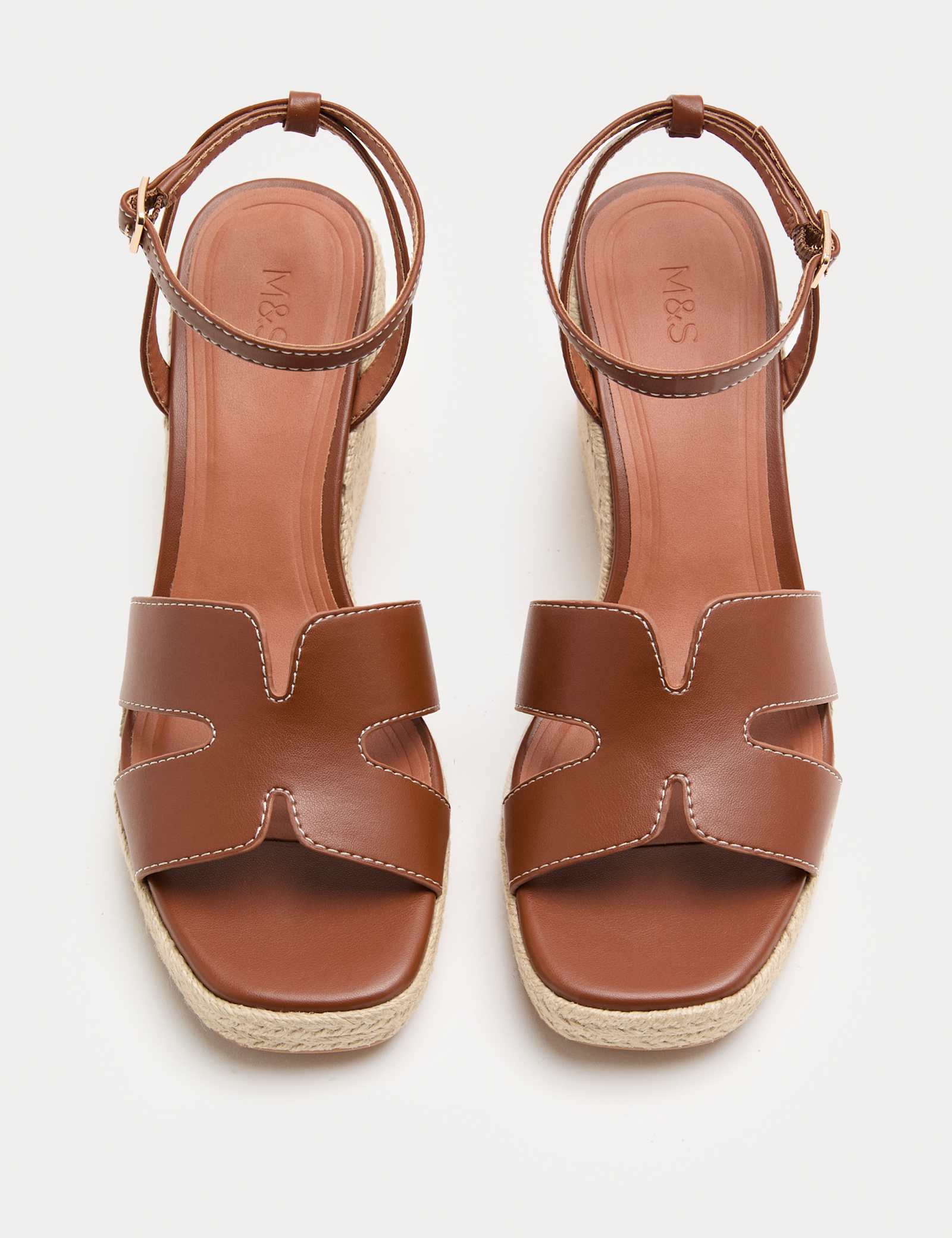 Ankle Strap Wedge Sandals - image 4