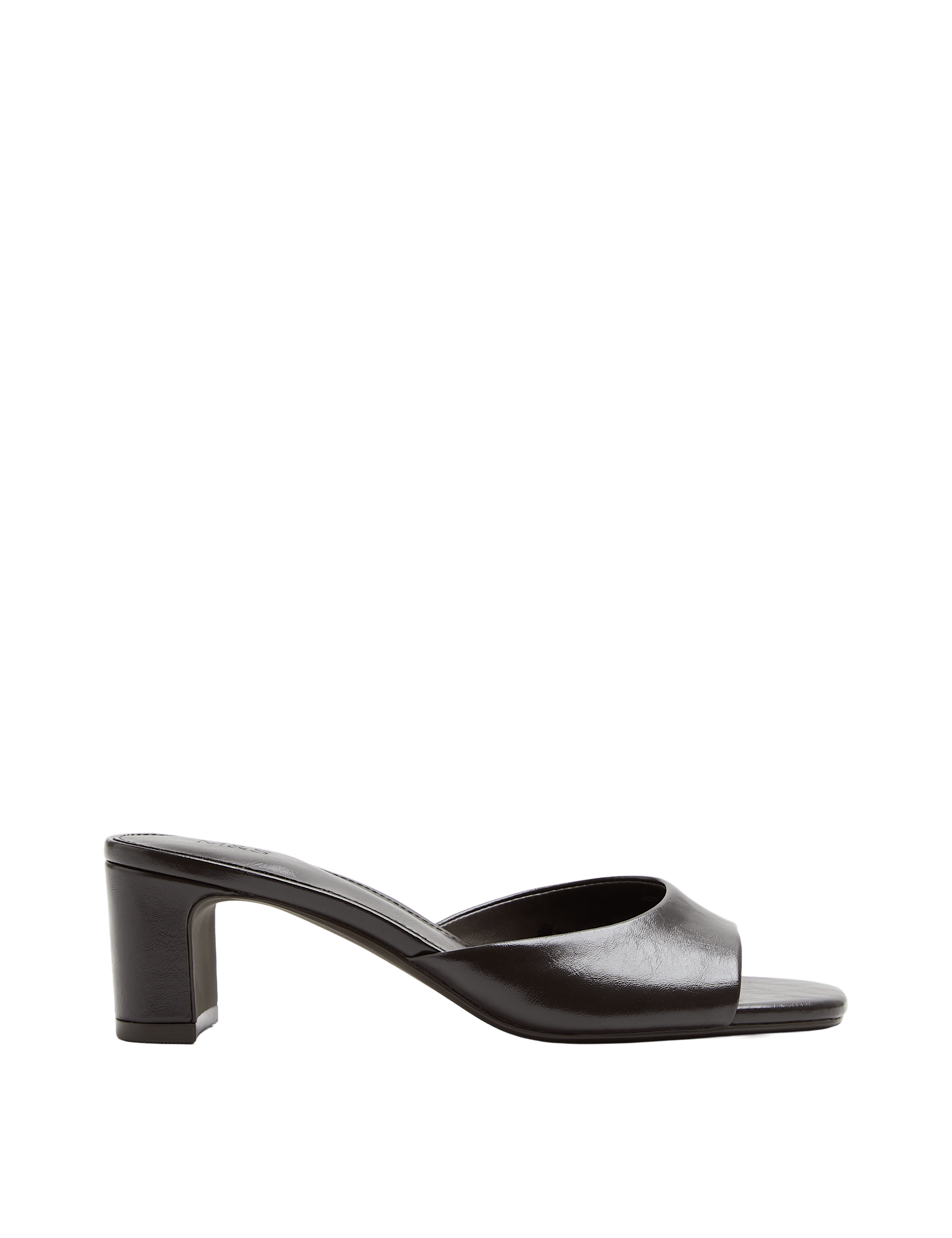 Block Heel Peep Toe Mules - image 3