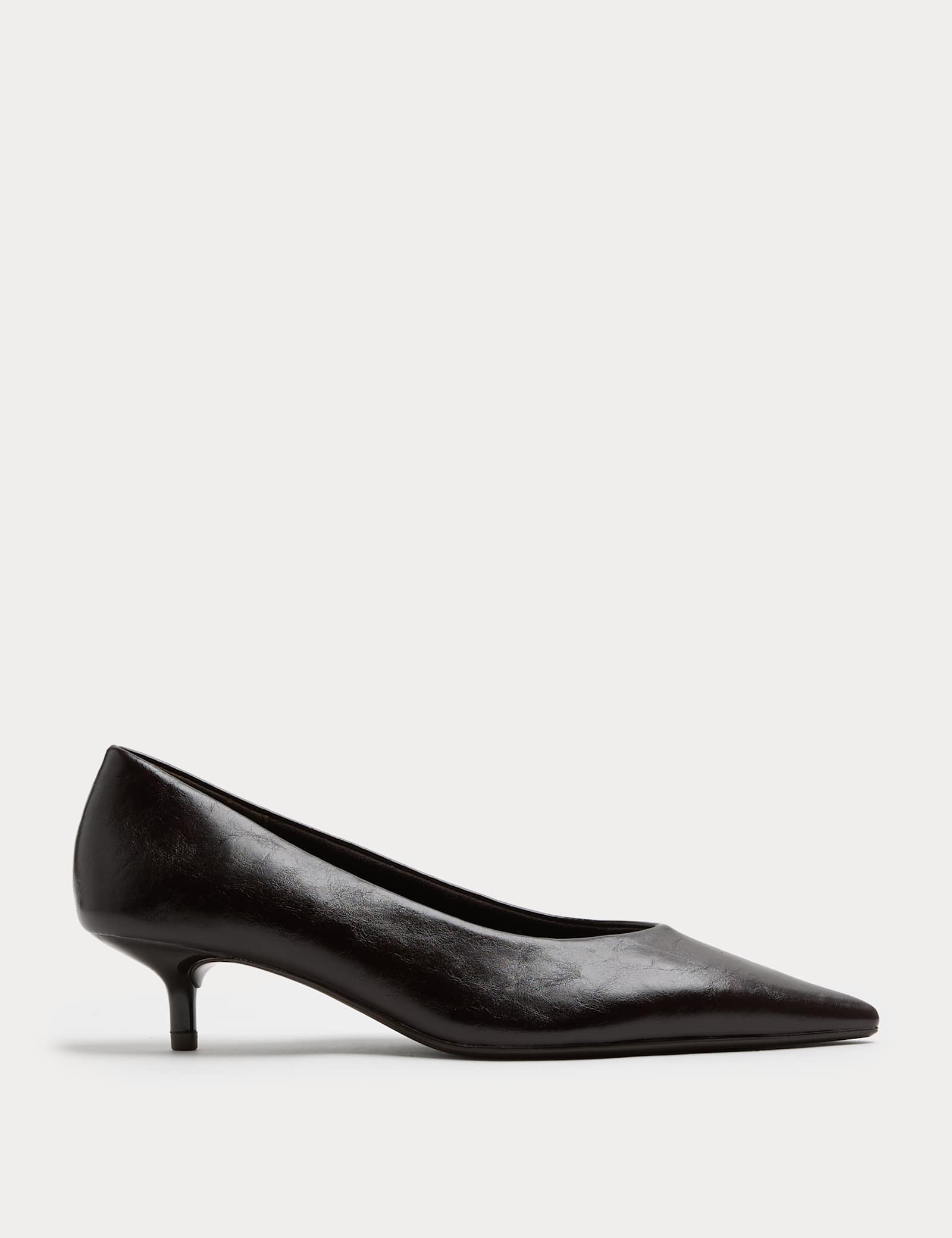 Kitten Heel Pointed Court Shoes - image 1