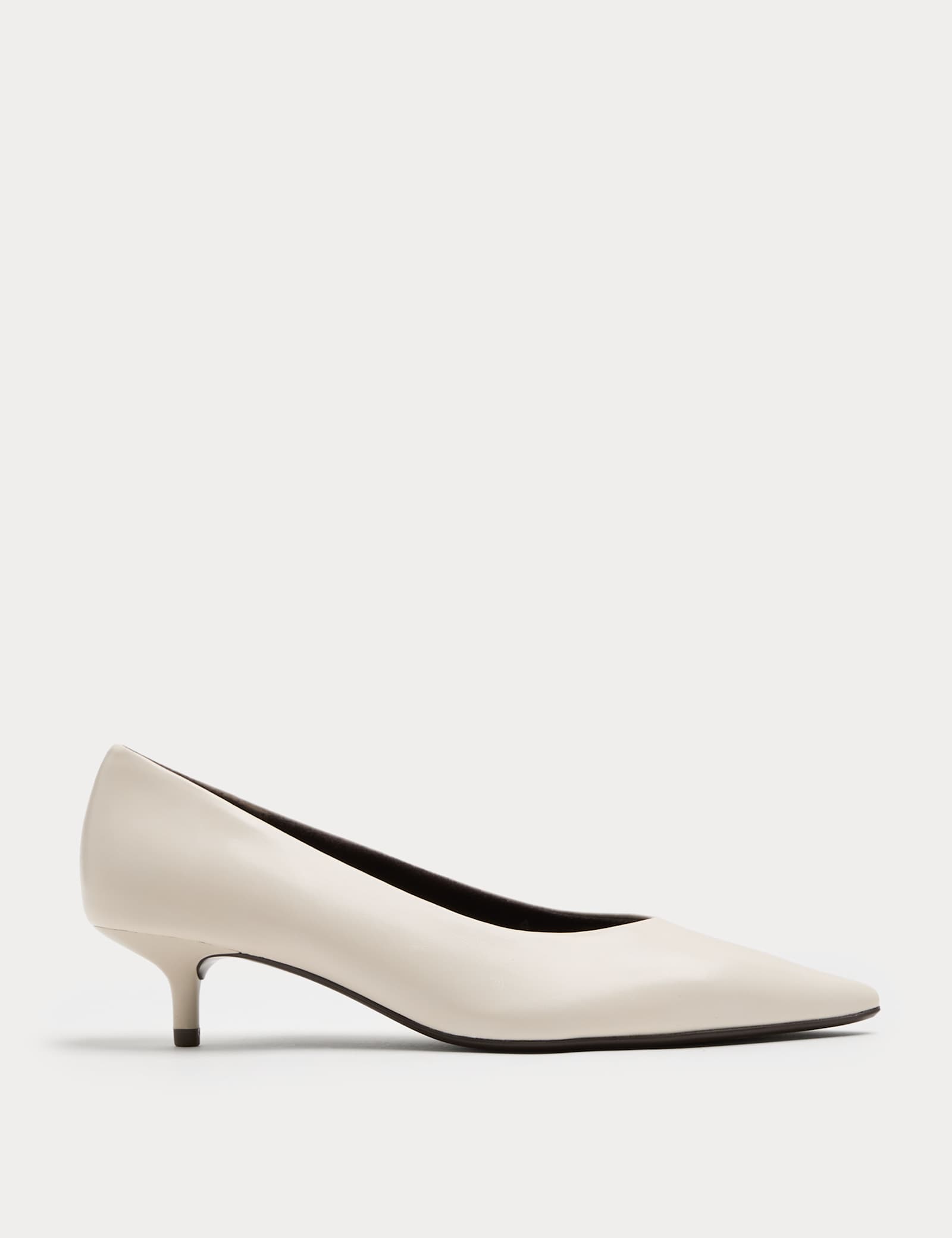 Kitten Heel Pointed Court Shoes - image 2