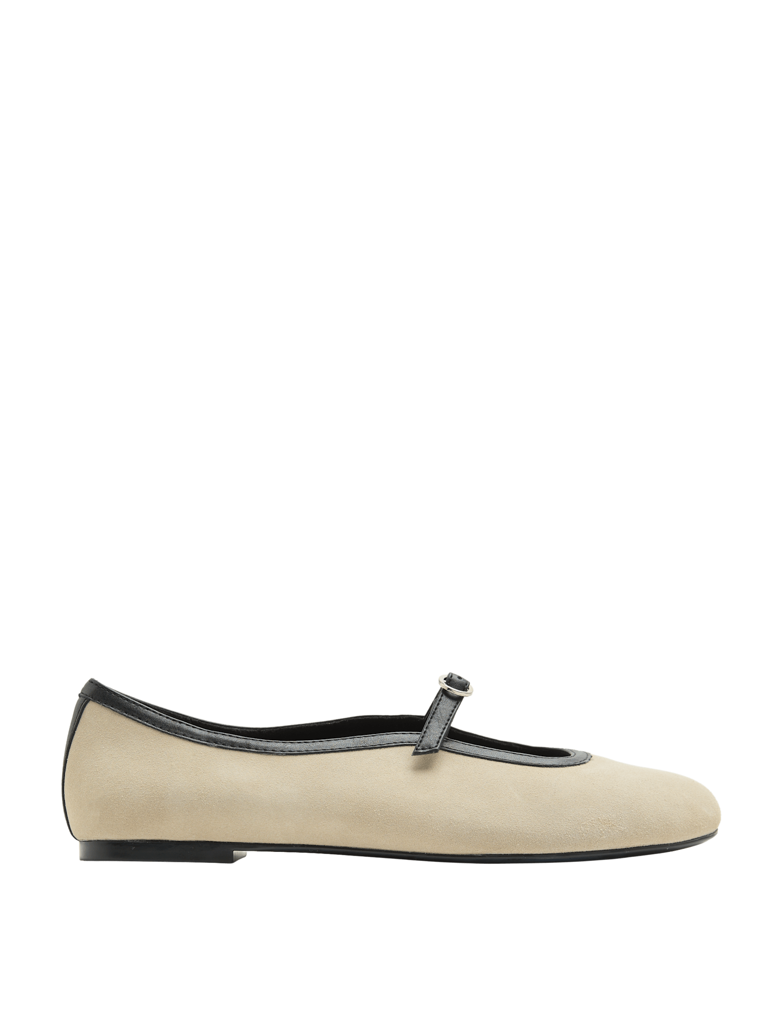 Suede Flat Mary Jane Ballet Pump Shoes - image 5