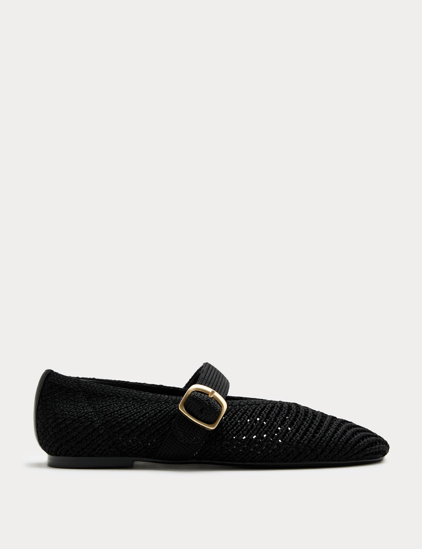 Buckle Flat Mary Jane Ballet Pumps - image 2