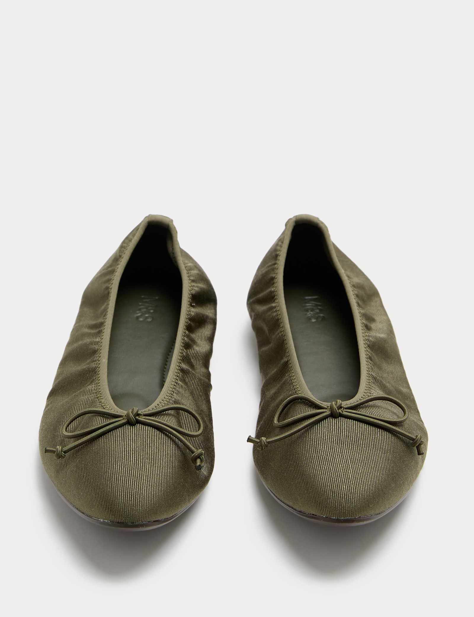 Satin Flat Ballet Pumps - image 5