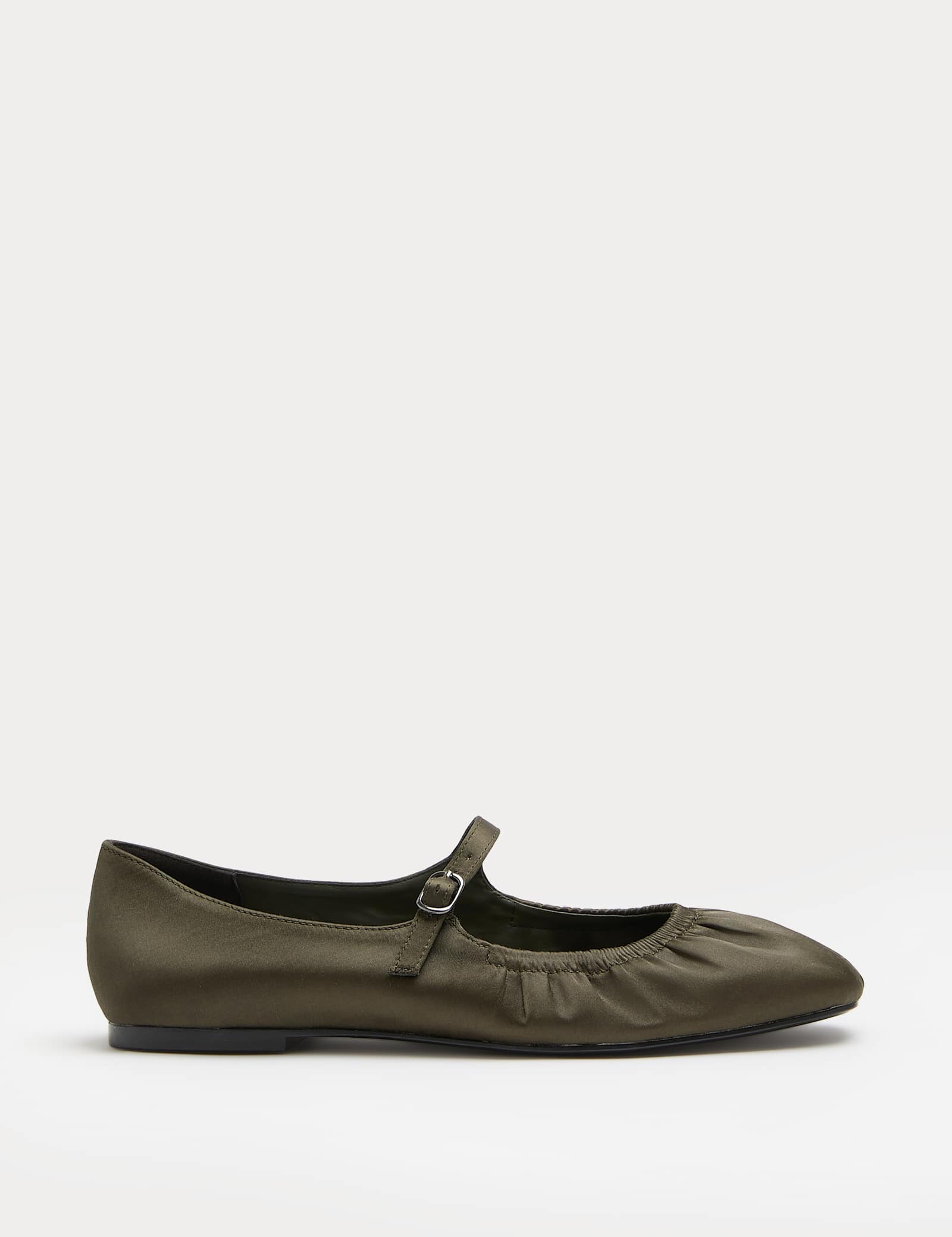 Satin Flat Mary Jane Ballet Pump - image 2