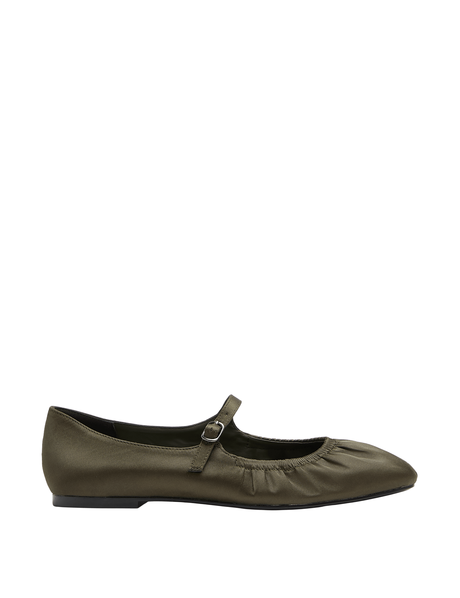 Satin Flat Mary Jane Ballet Pump - image 3