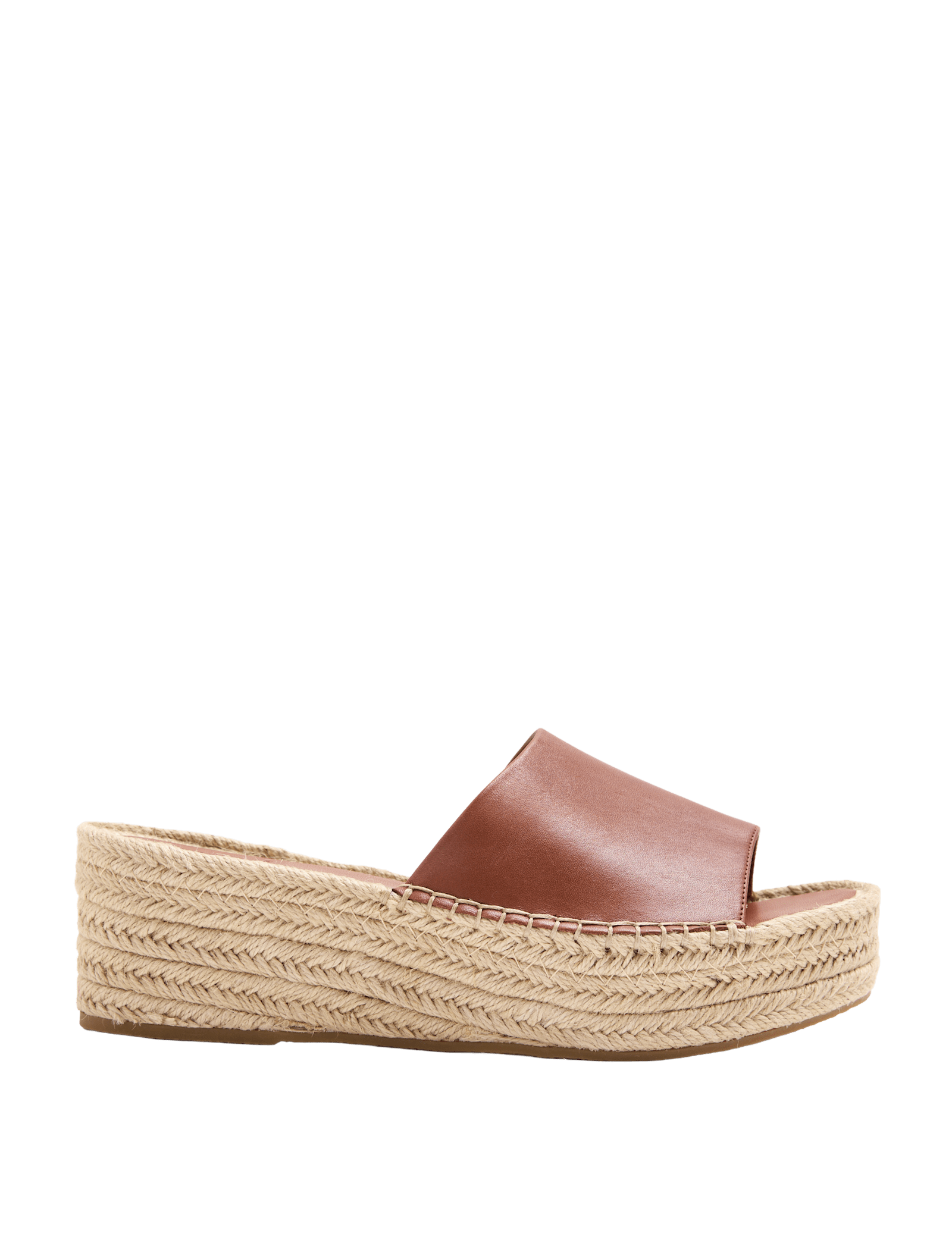 Leather Flatform Espadrille Mules - image 5