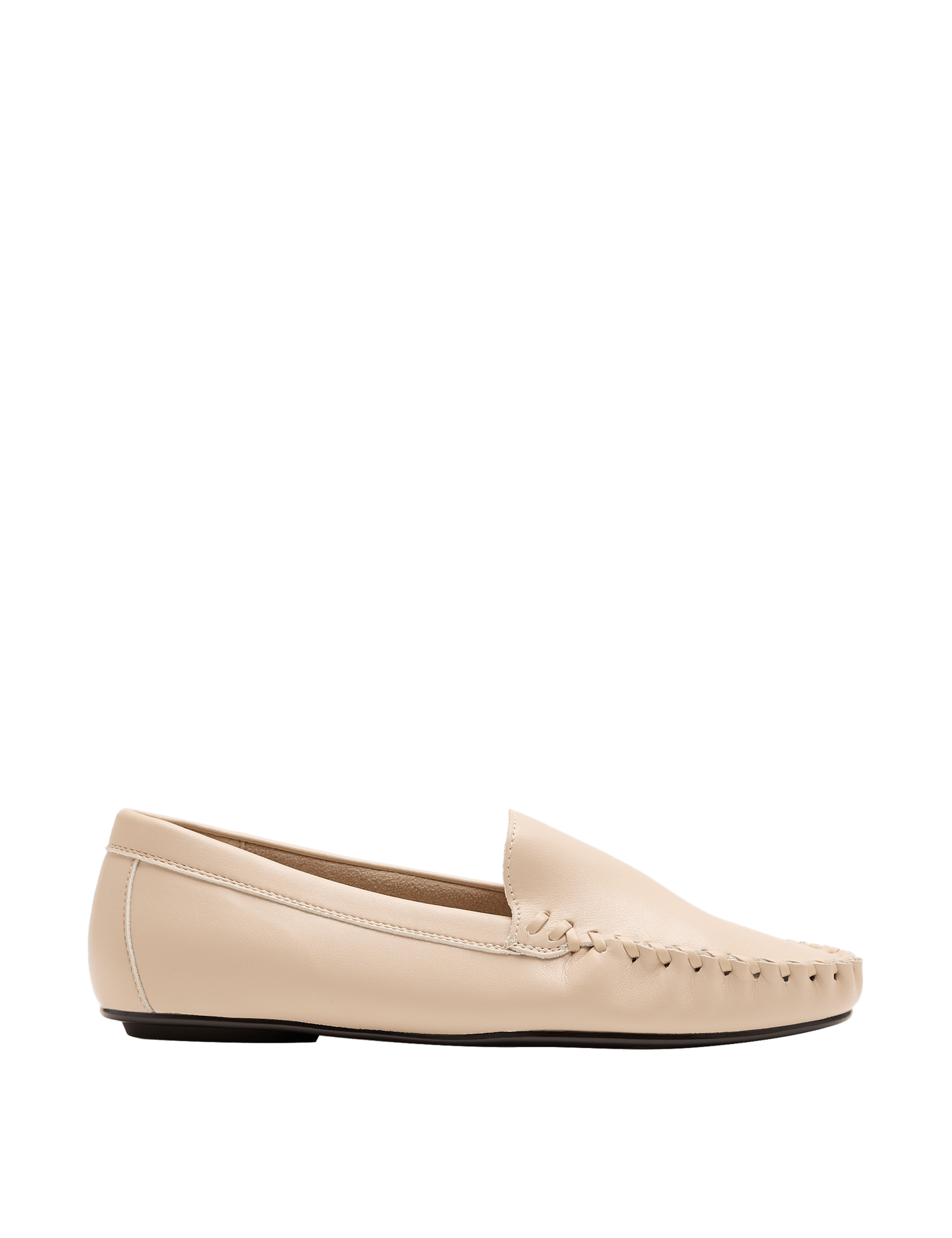 Whip Stitch Detail Slip On Loafers - image 4