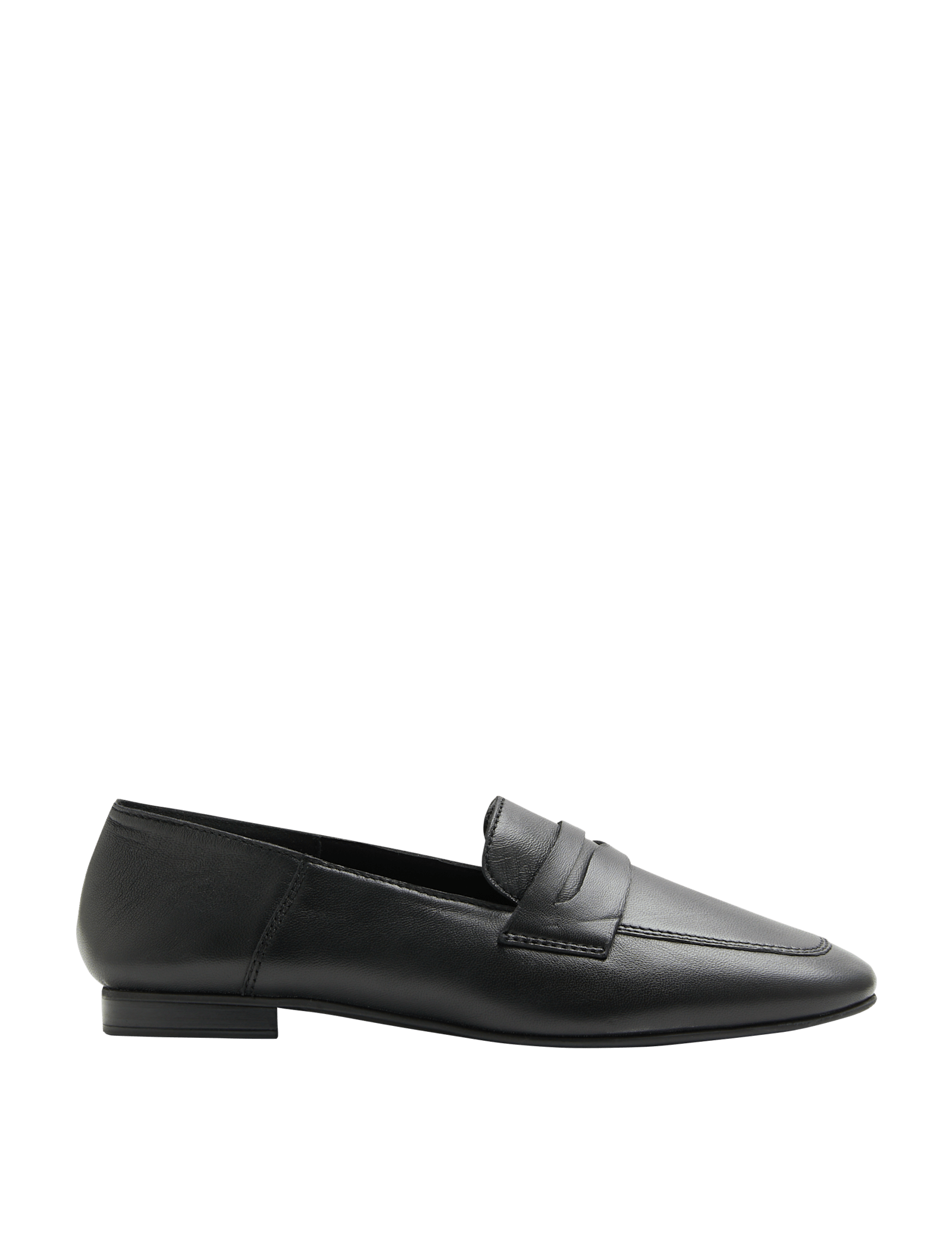 Leather Flat Chisel Toe Loafers - image 5