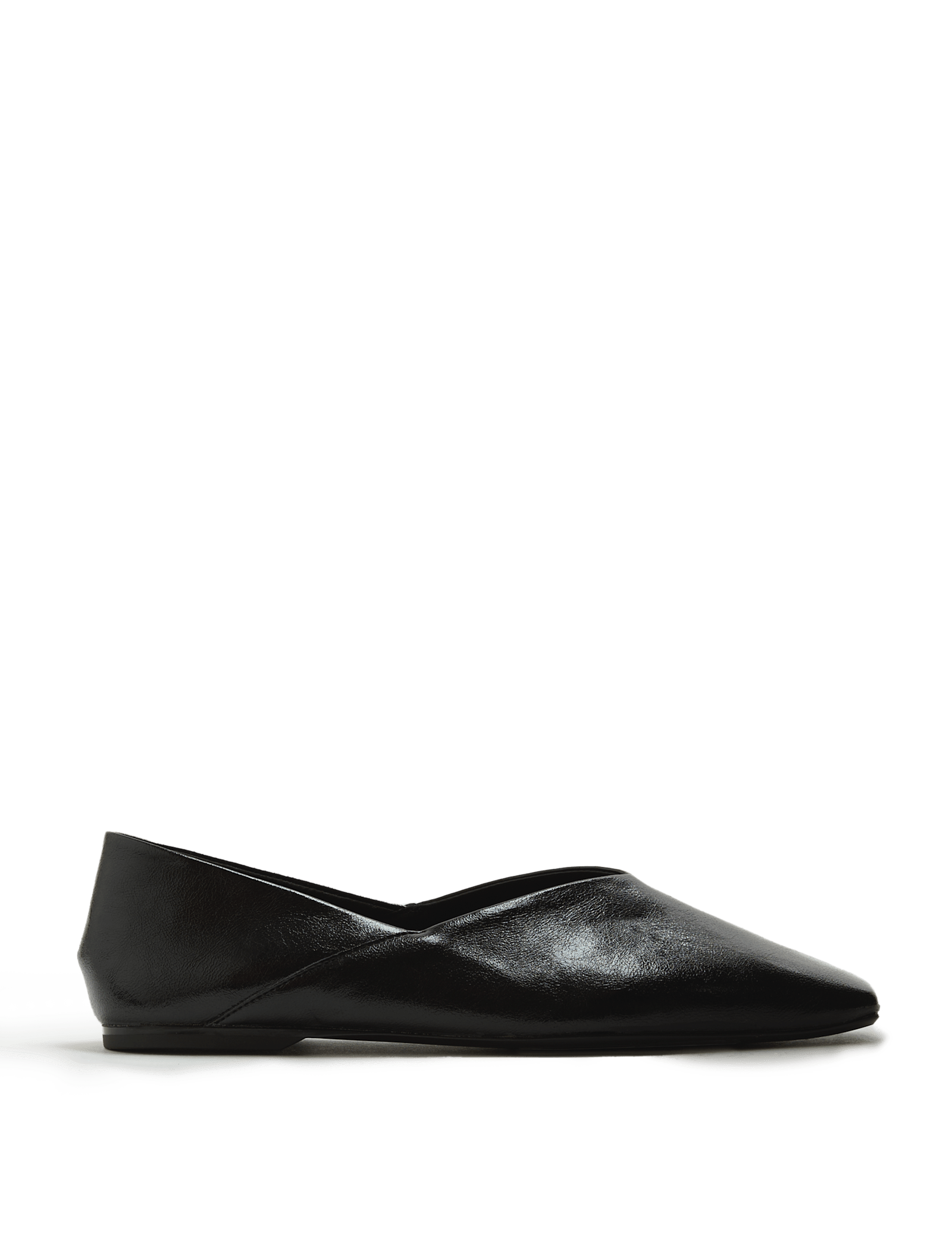 Slip On Flat Chisel Toe Ballet Pumps - image 3