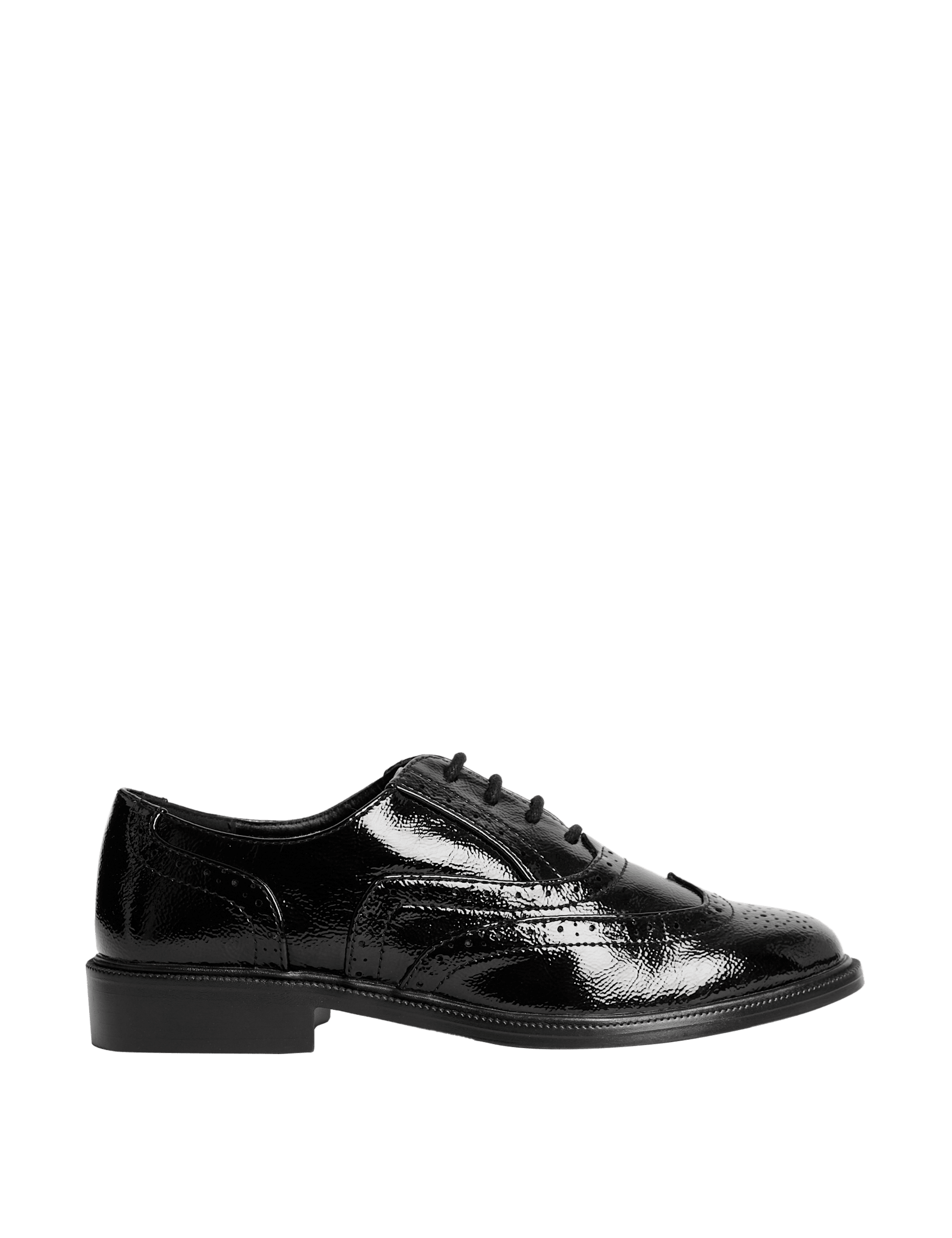 Patent Flat Brogues - image 3