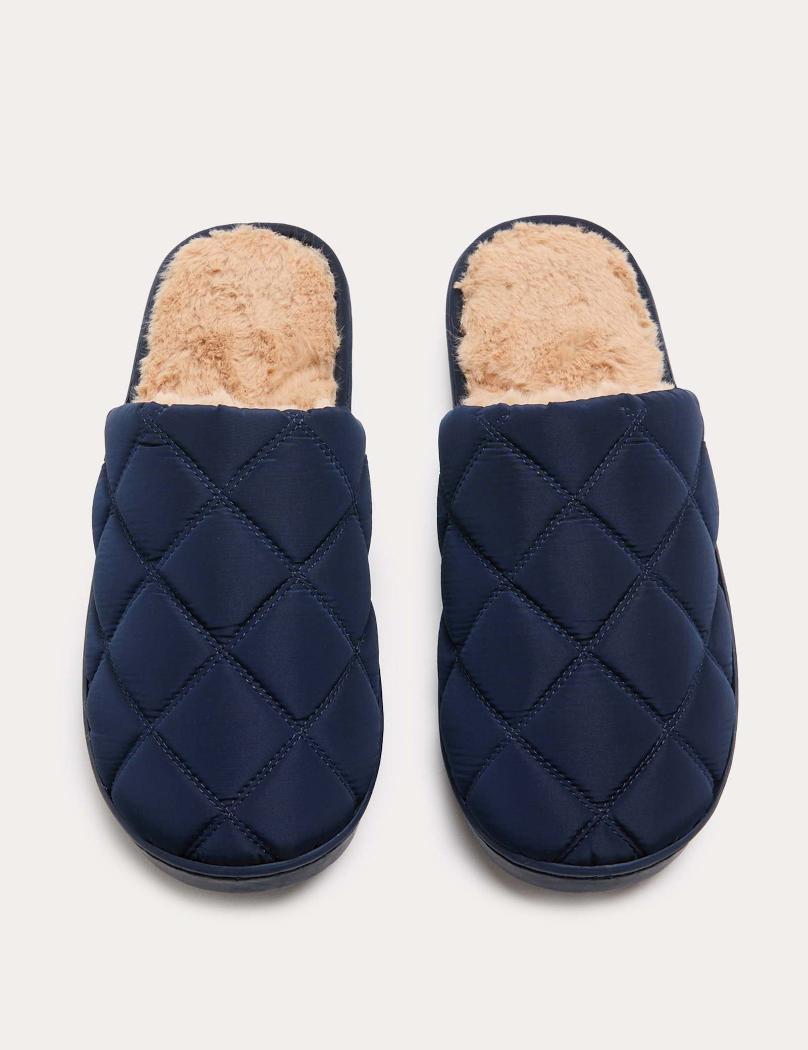 Quilted Mule Slippers with Secret Support - image 4