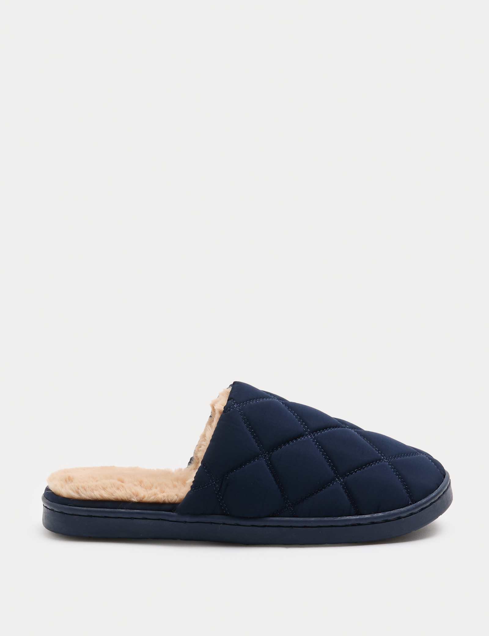 Quilted Mule Slippers with Secret Support - image 1