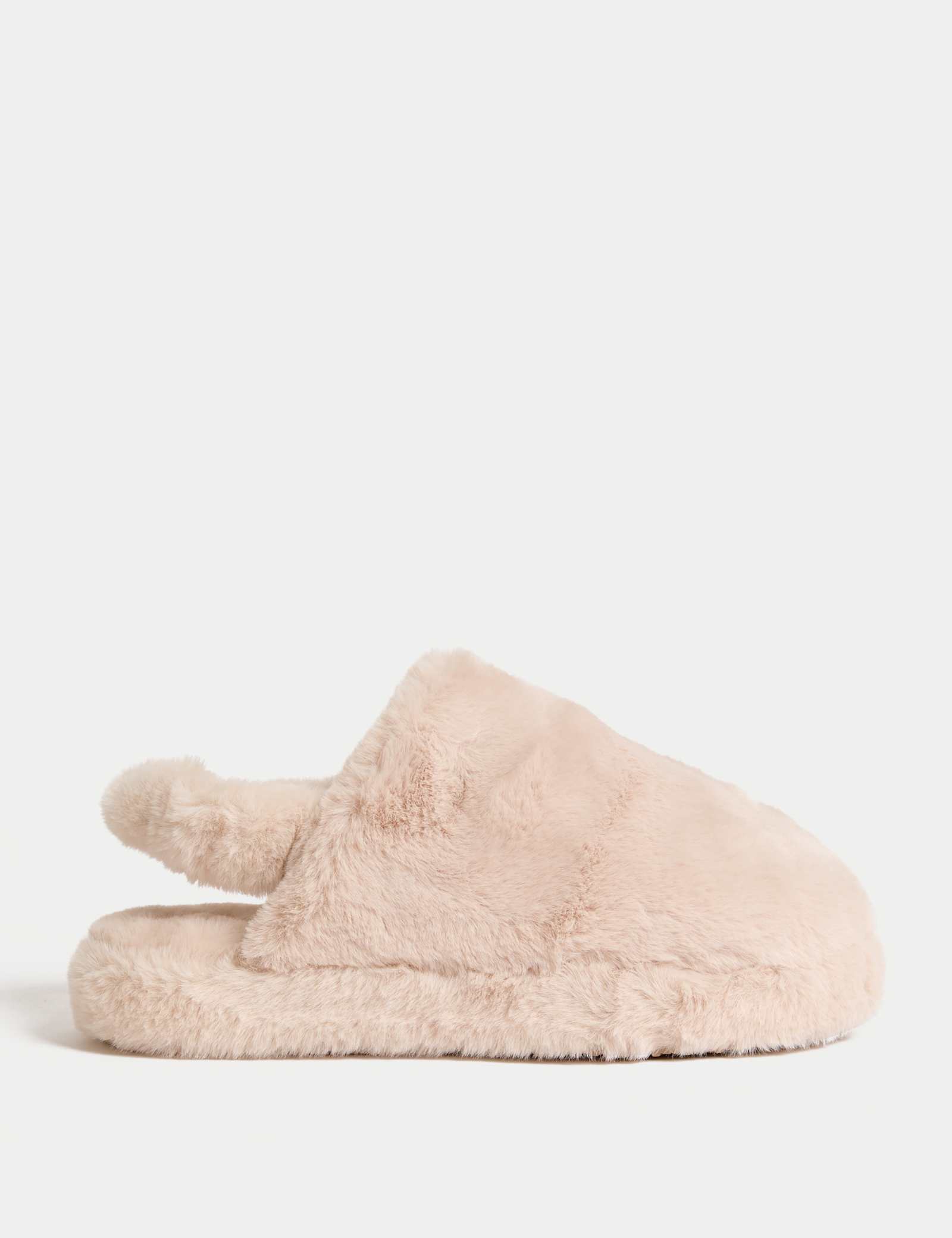Faux Fur Mule Slippers - image 2