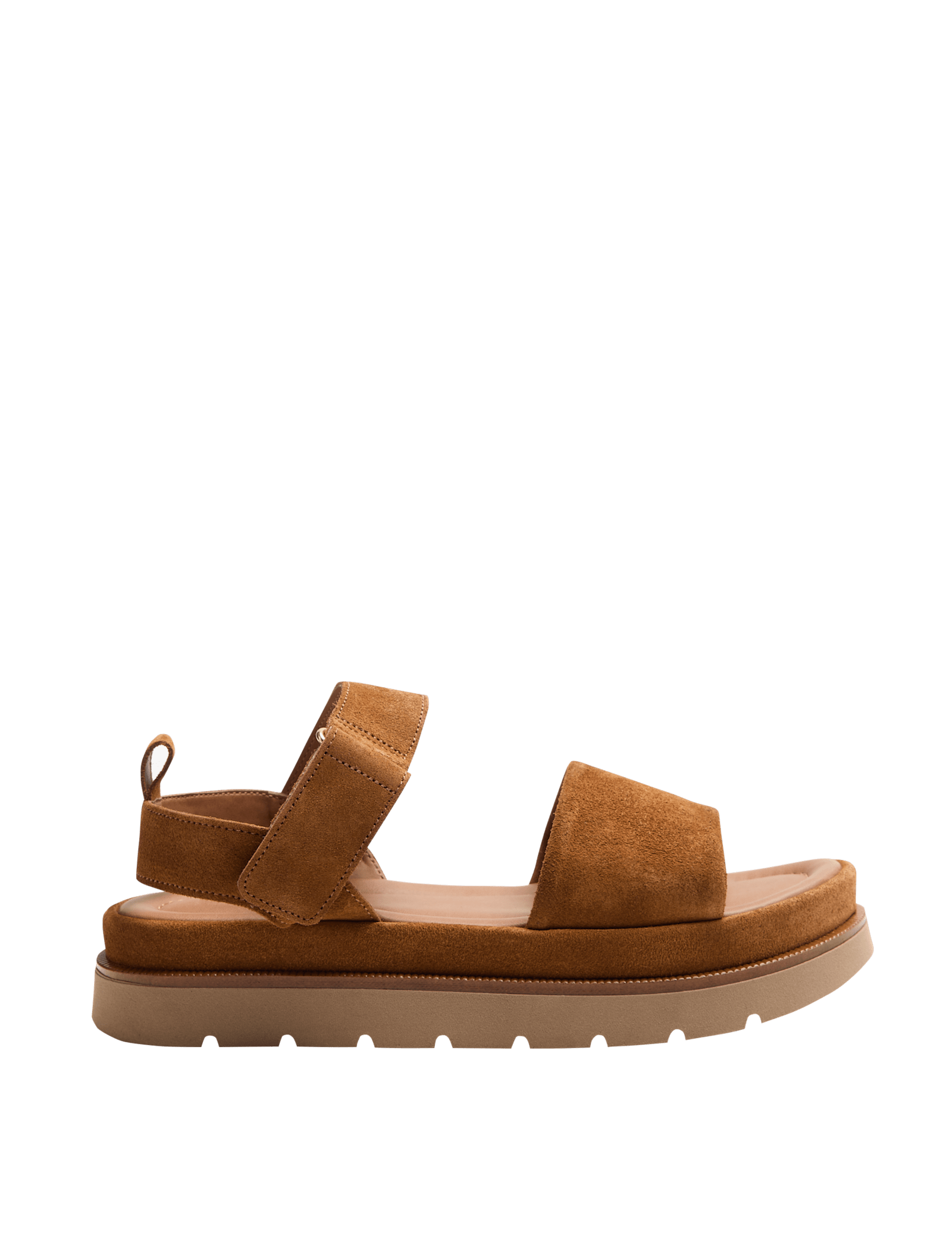 Suede Ankle Strap Flatform Sandals - image 4
