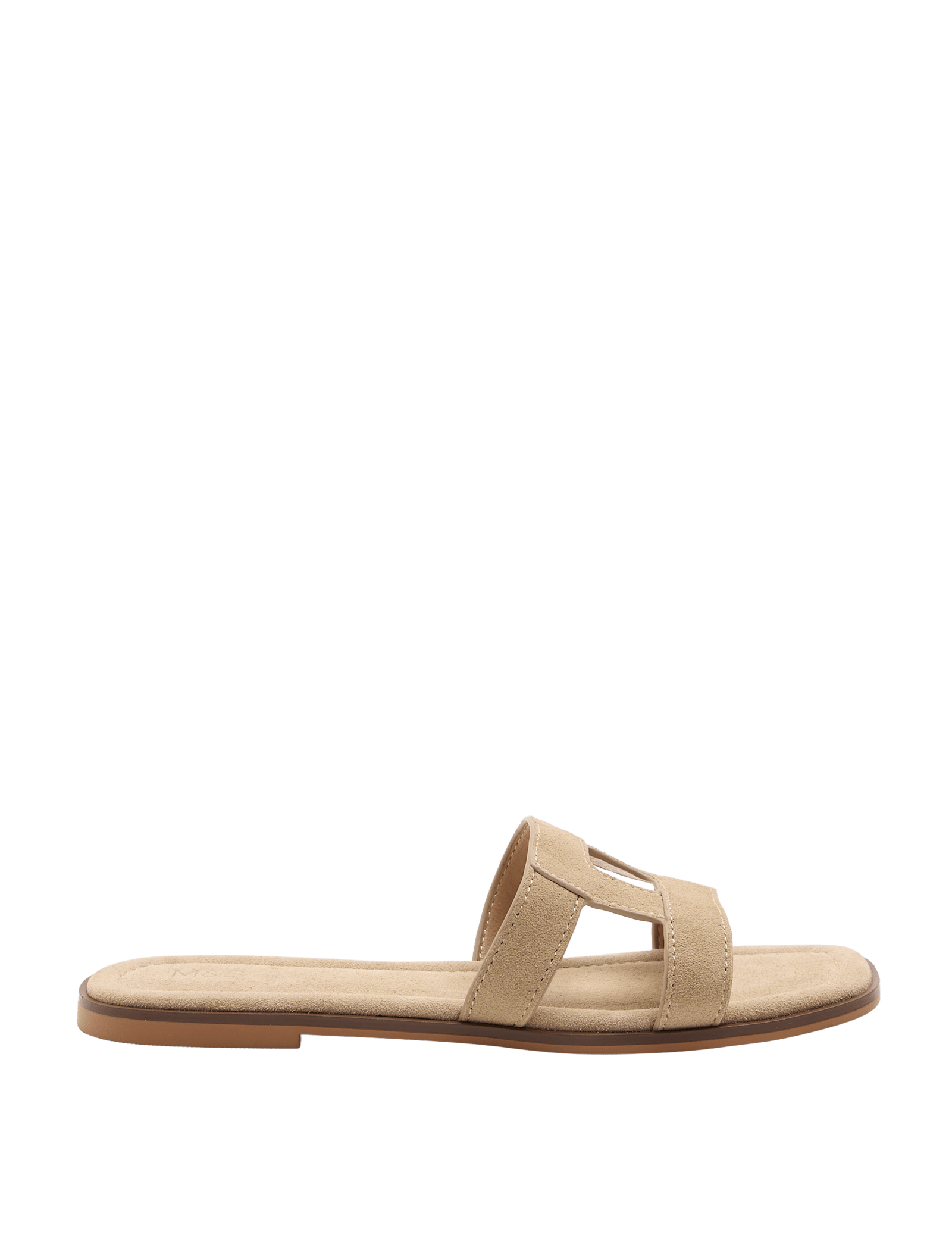 Suede Flat Mule Sandals - image 3