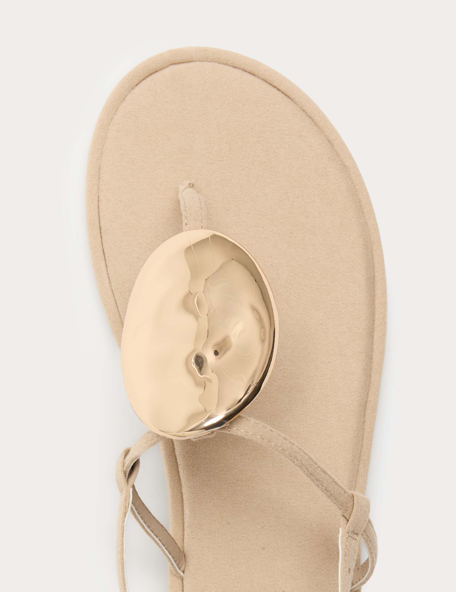 Trim Ankle Strap Flat Sandals - image 4