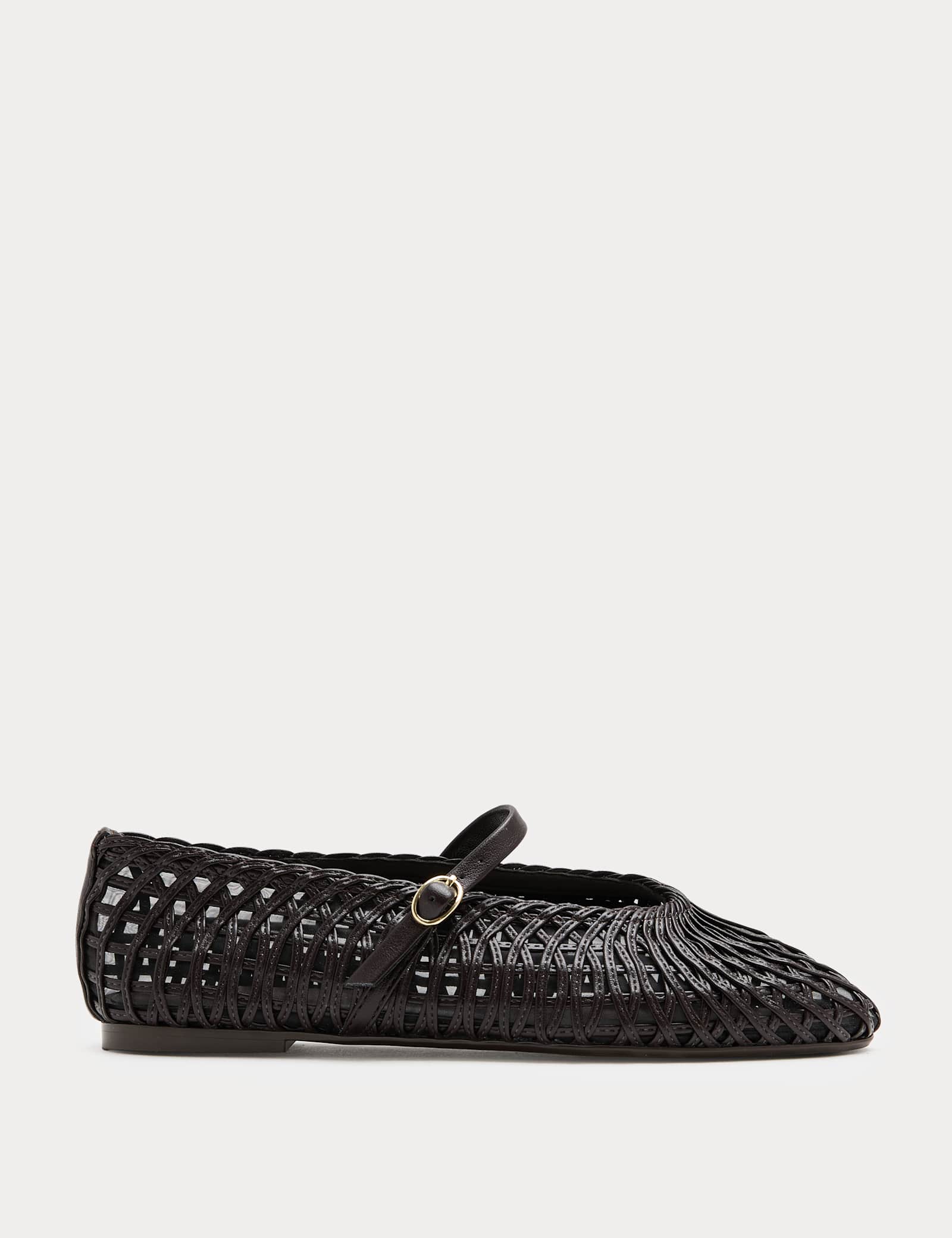 Woven Flat Mary Jane Ballet Pumps - image 2