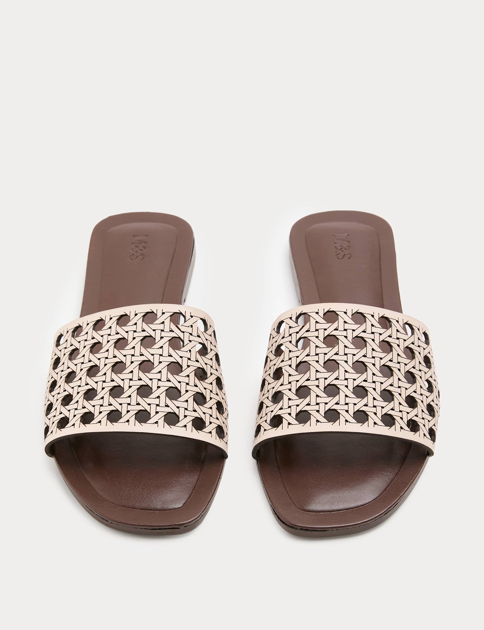 Laser Cut Flat Mule Sandals - image 4