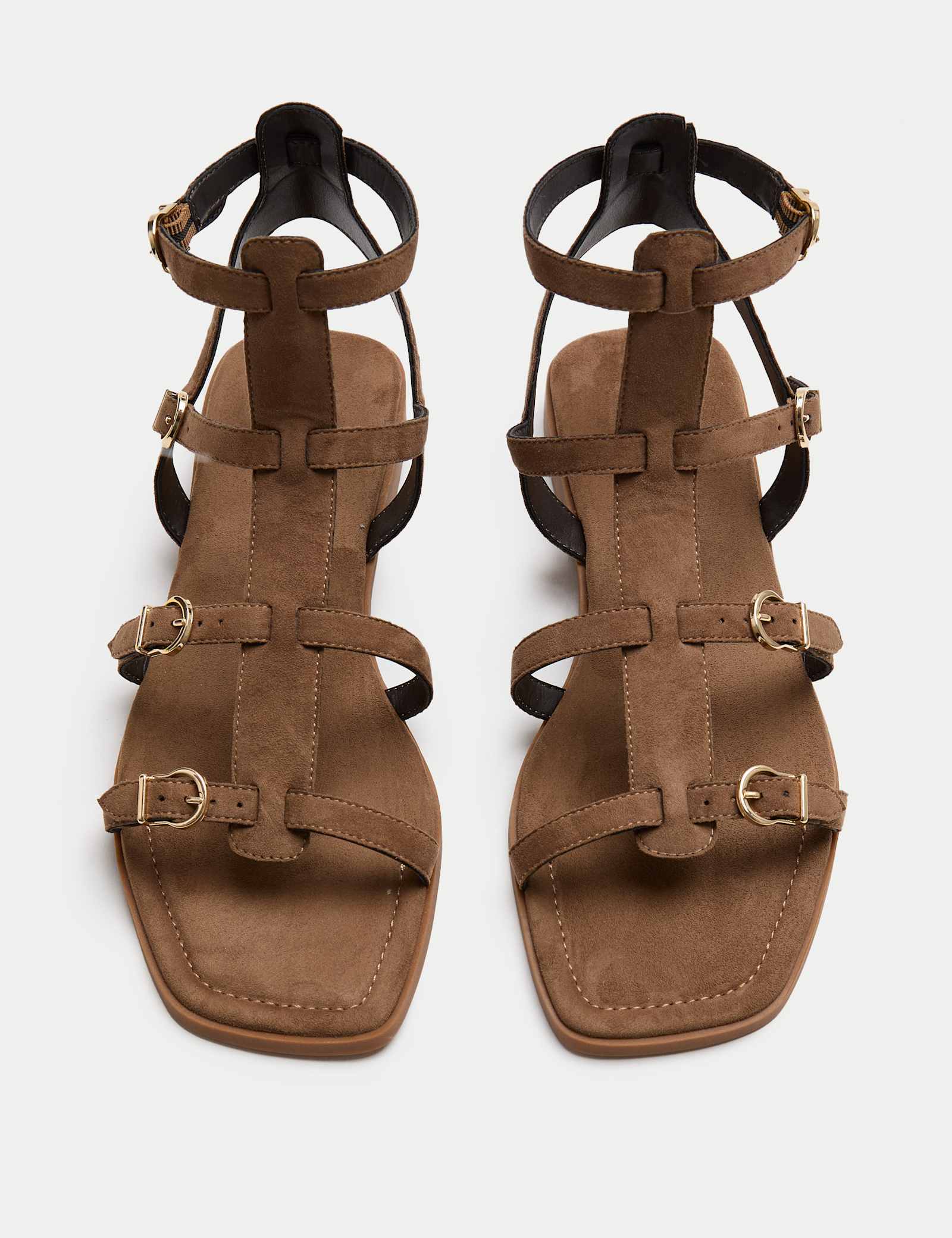 Strappy Flat Gladiator Sandals - image 2