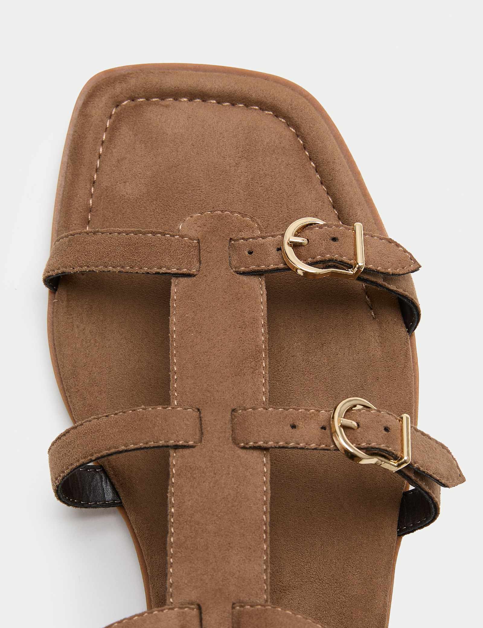 Strappy Flat Gladiator Sandals - image 4