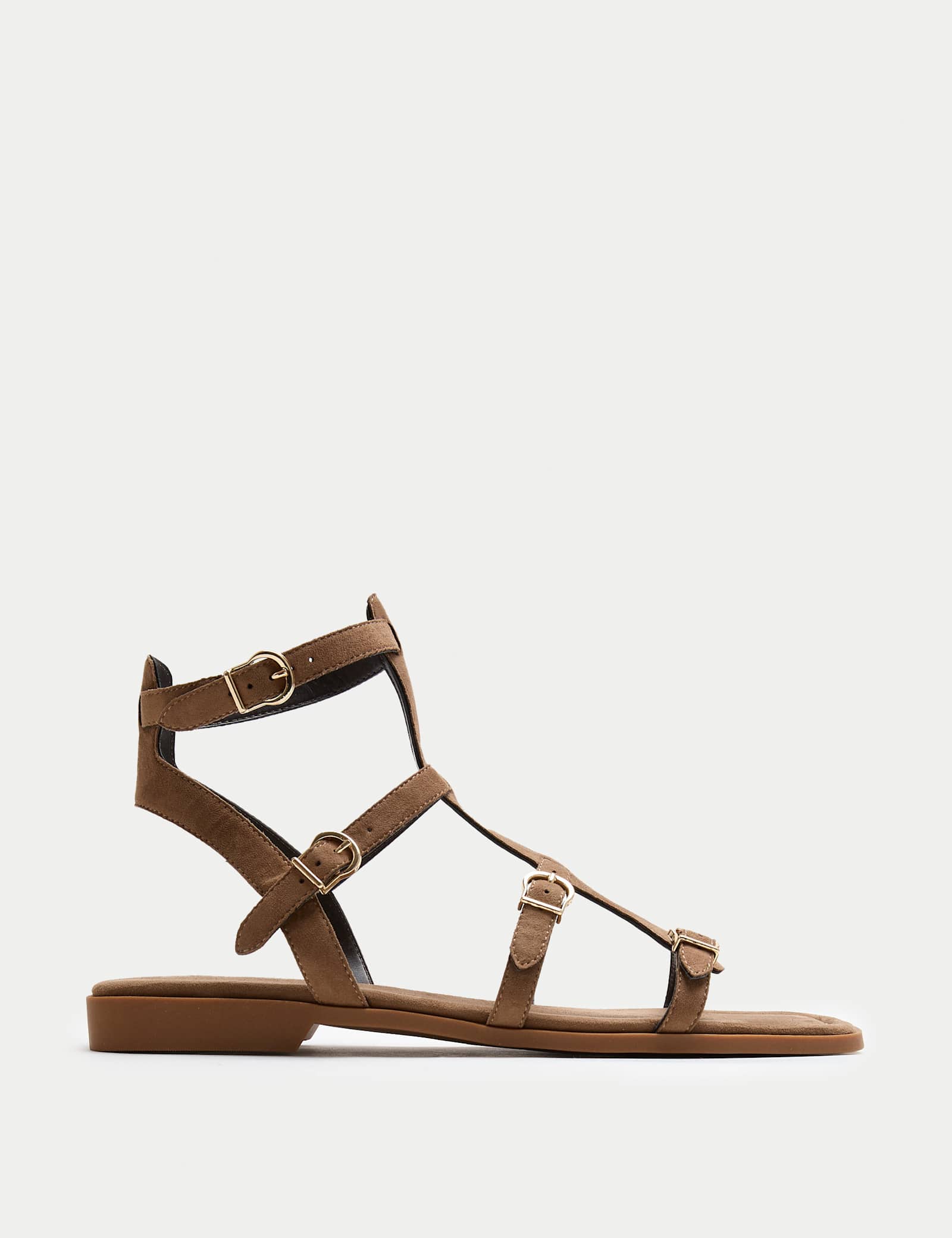 Strappy Flat Gladiator Sandals - image 1