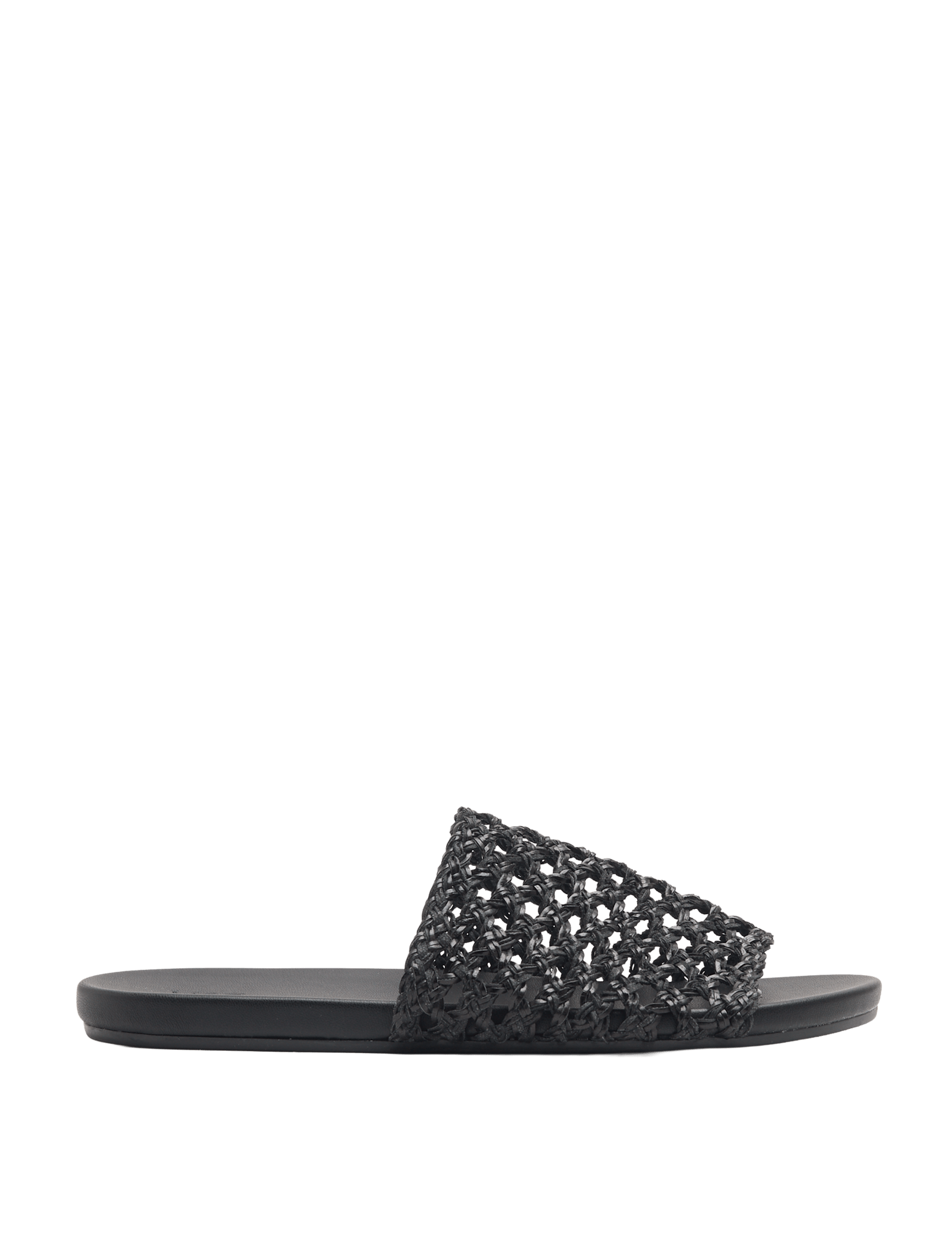 Leather Woven Flat Mules - image 3