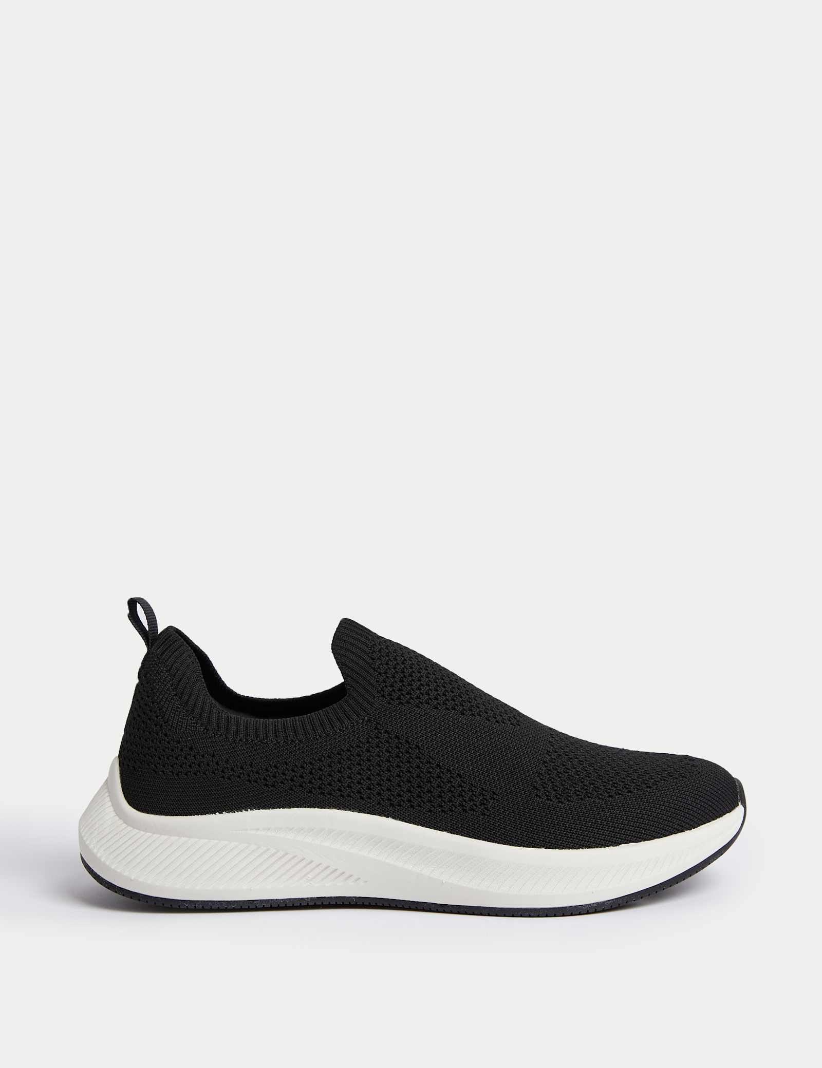 Knitted Slip On Trainers - image 4