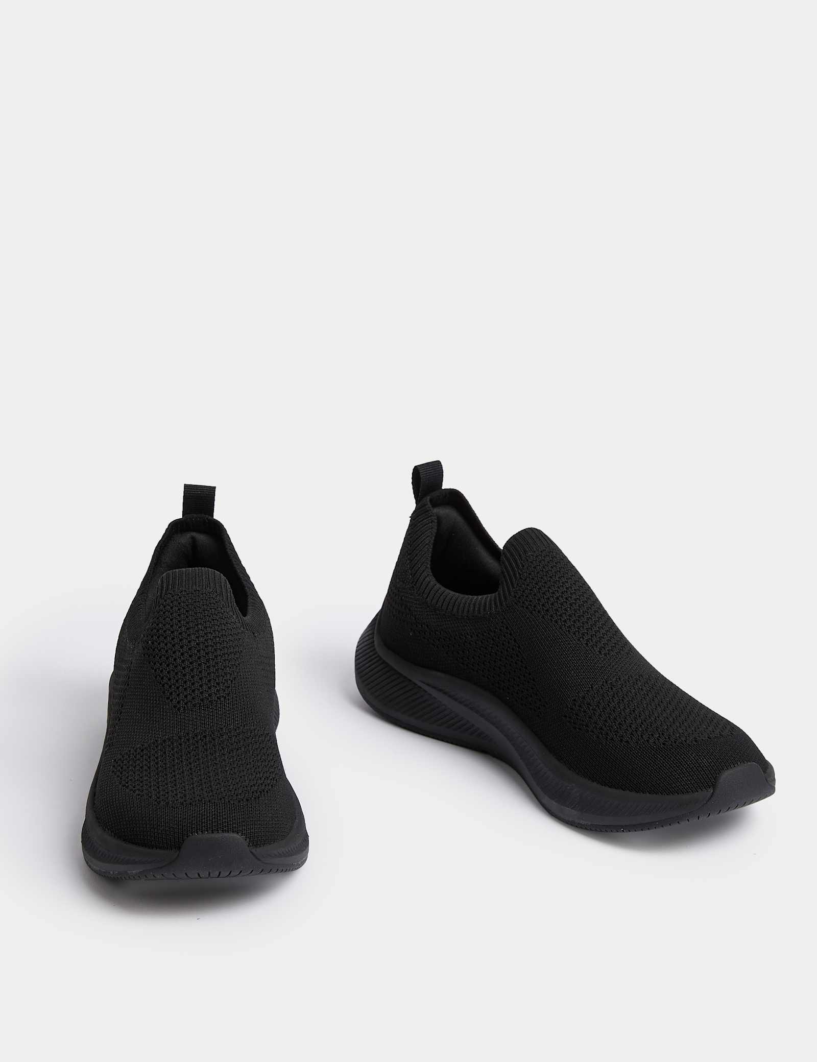 Knitted Slip On Trainers - image 3