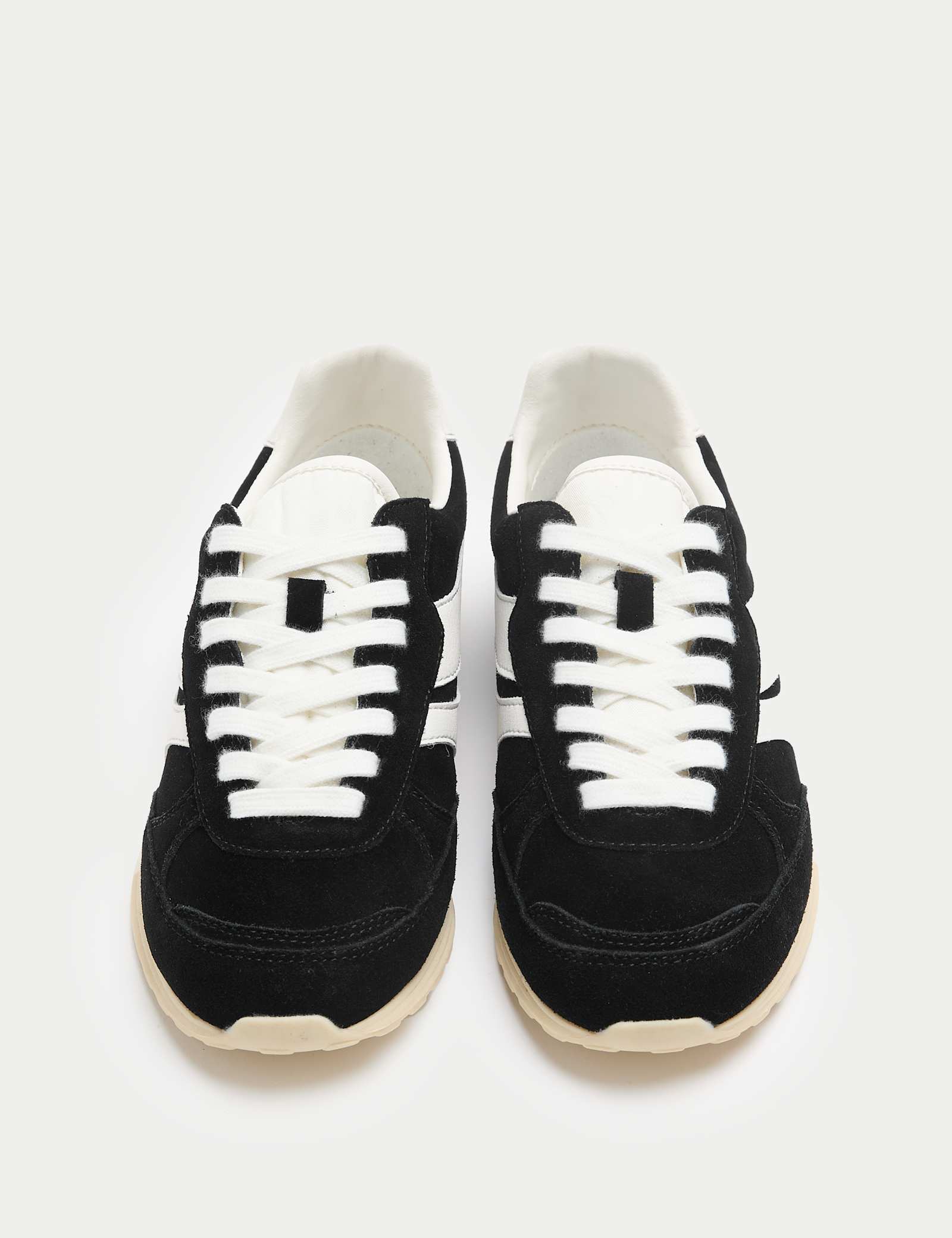 Suede Side Stripe Retro Trainers - image 3