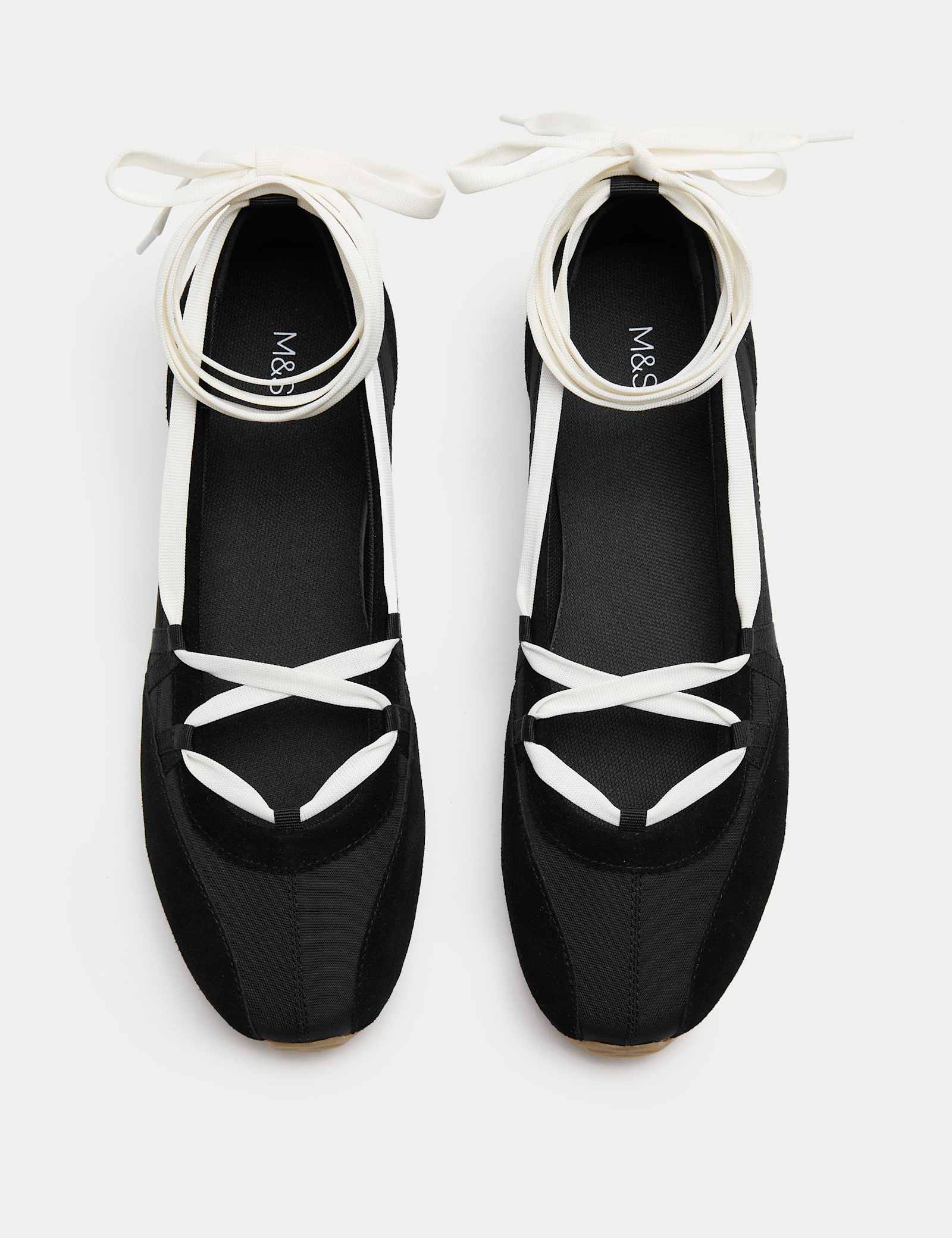 Ankle Tie Ballet Trainers - image 4