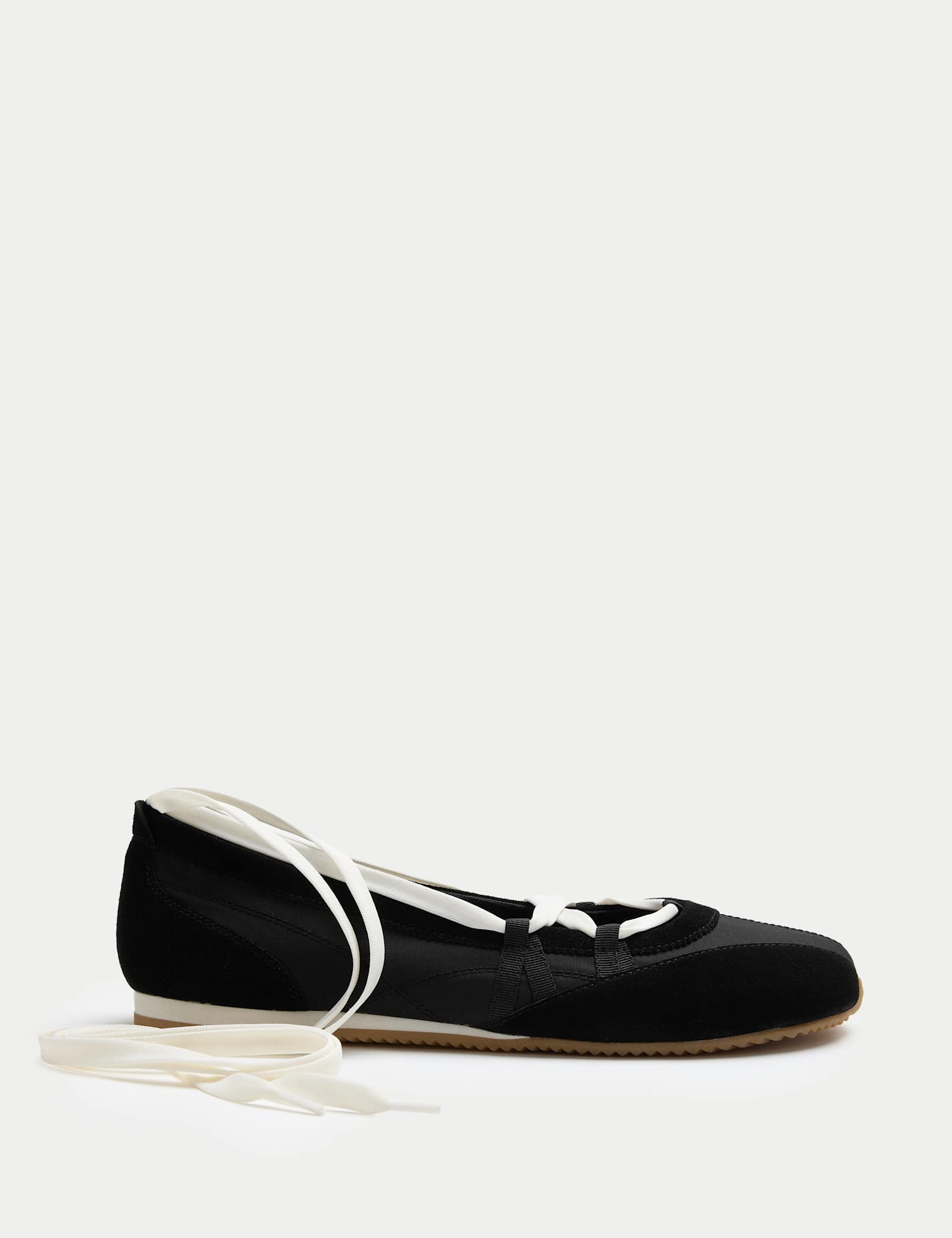 Ankle Tie Ballet Trainers - image 2