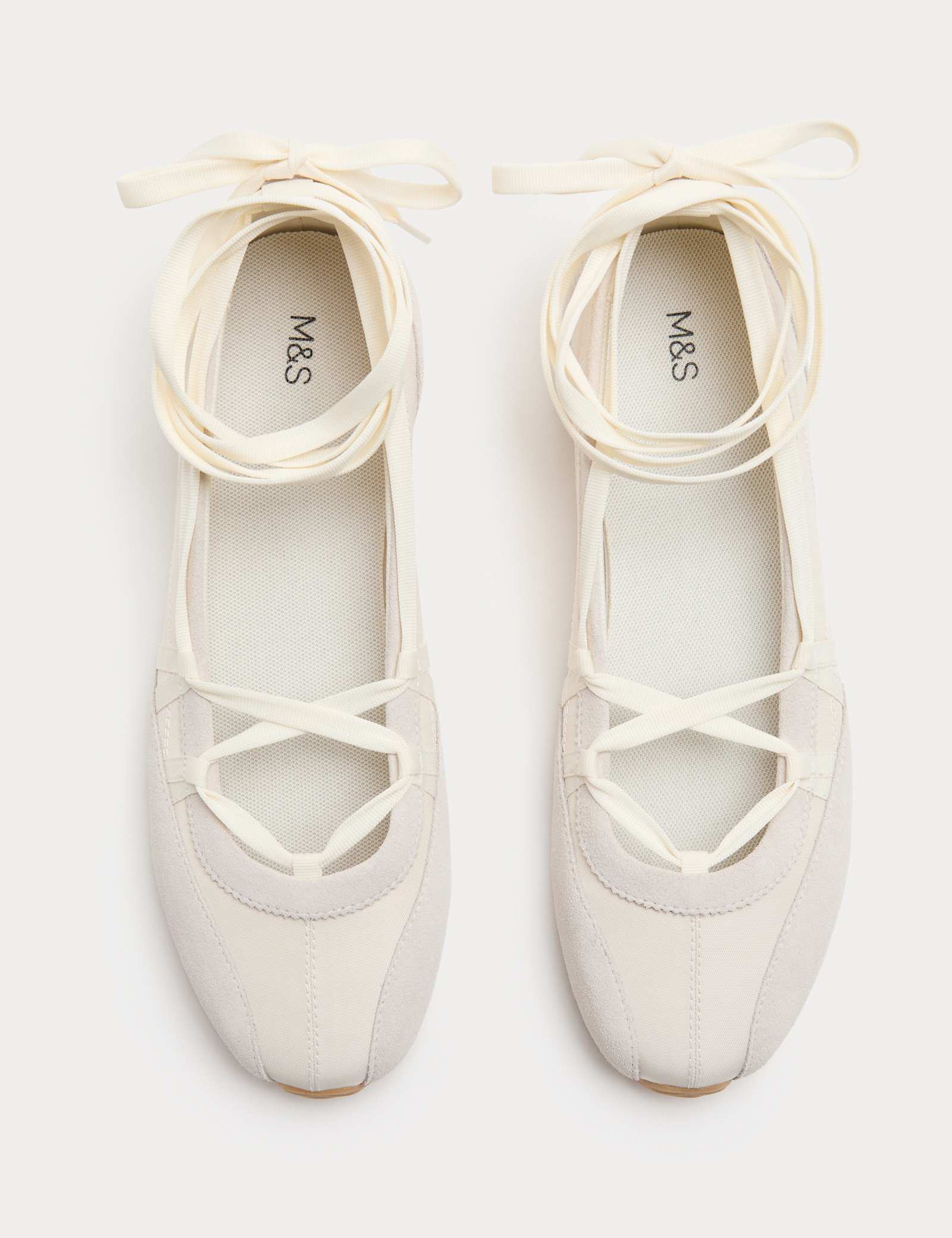 Ankle Tie Ballet Trainers - image 3