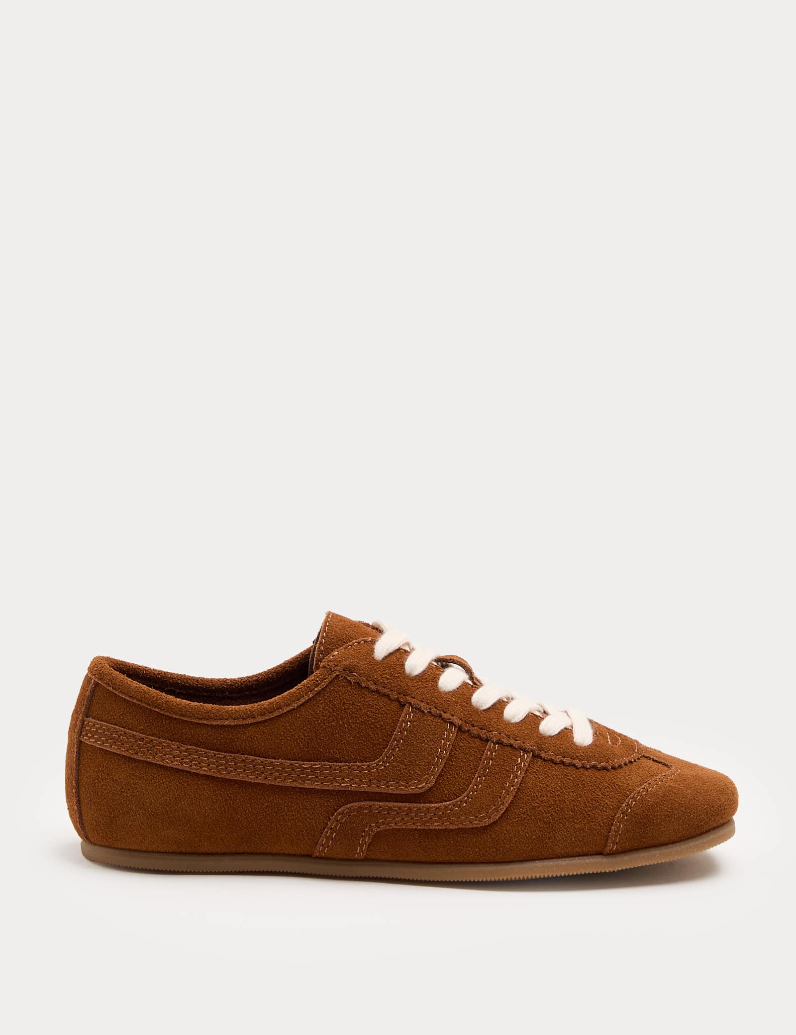 Suede Side Stripe Retro Runner Trainers - image 1