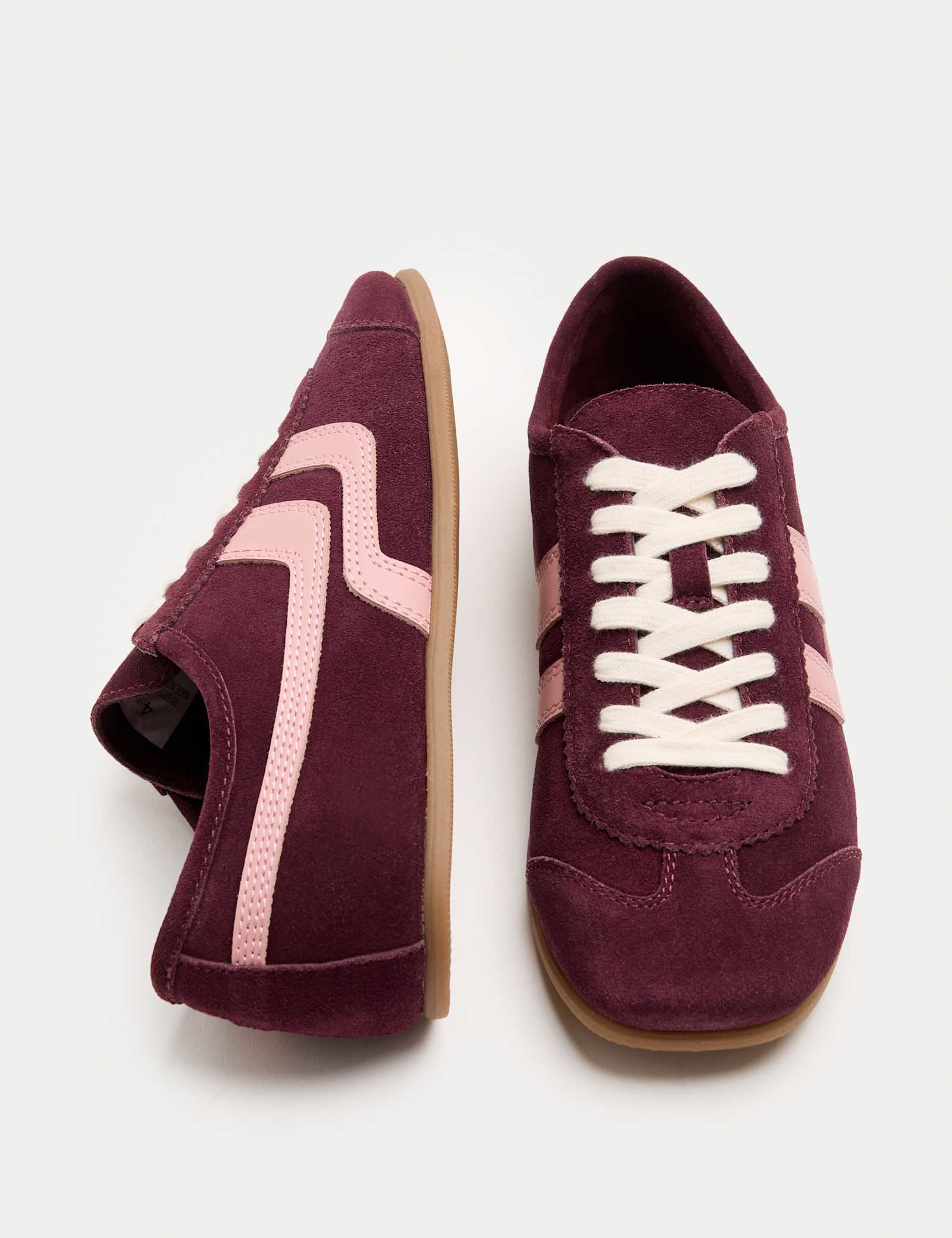 Suede Side Stripe Retro Runner Trainers - image 4