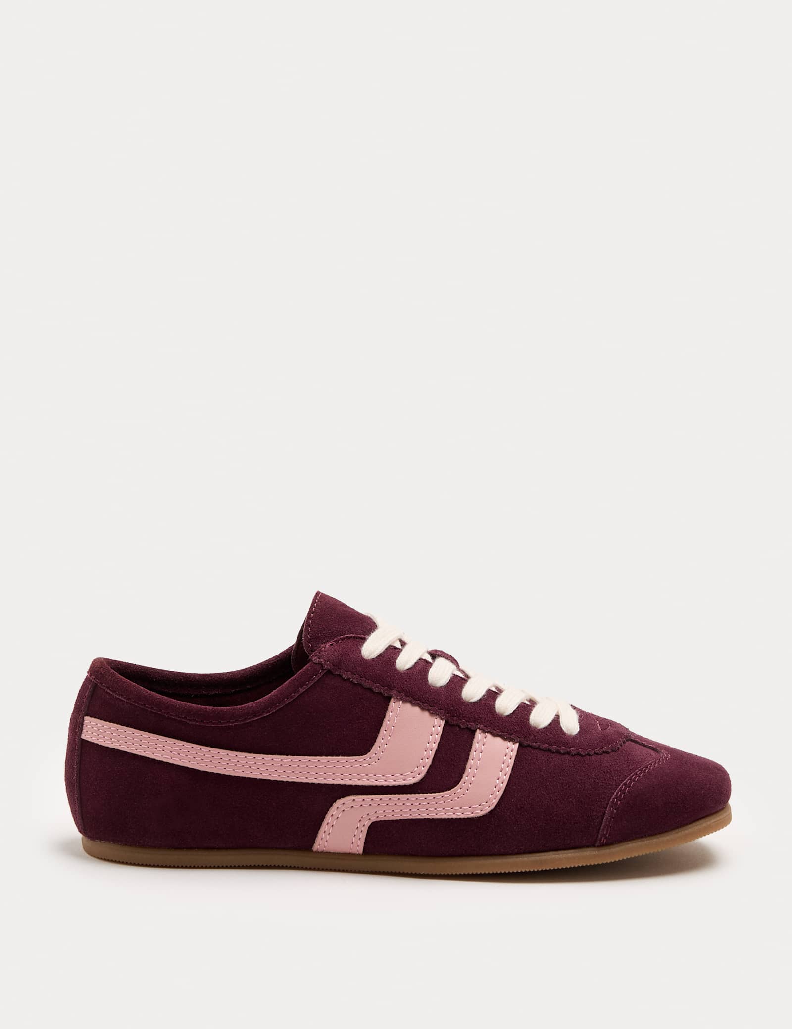 Suede Side Stripe Retro Runner Trainers - image 2