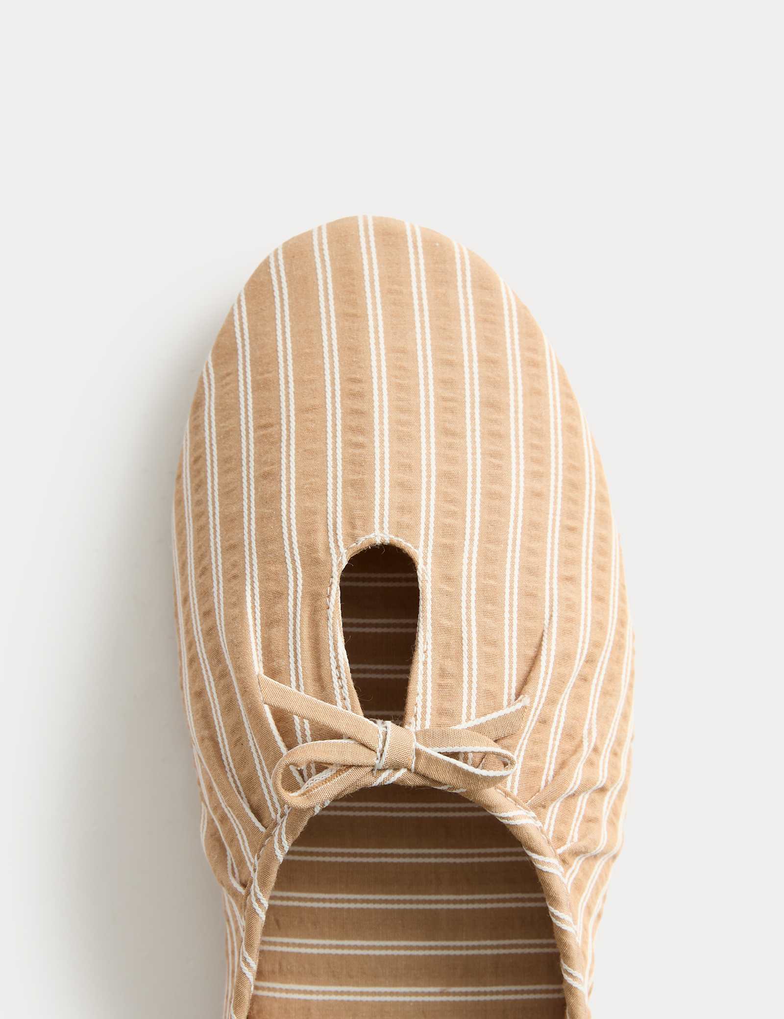 Striped Bow Mule Slippers - image 3