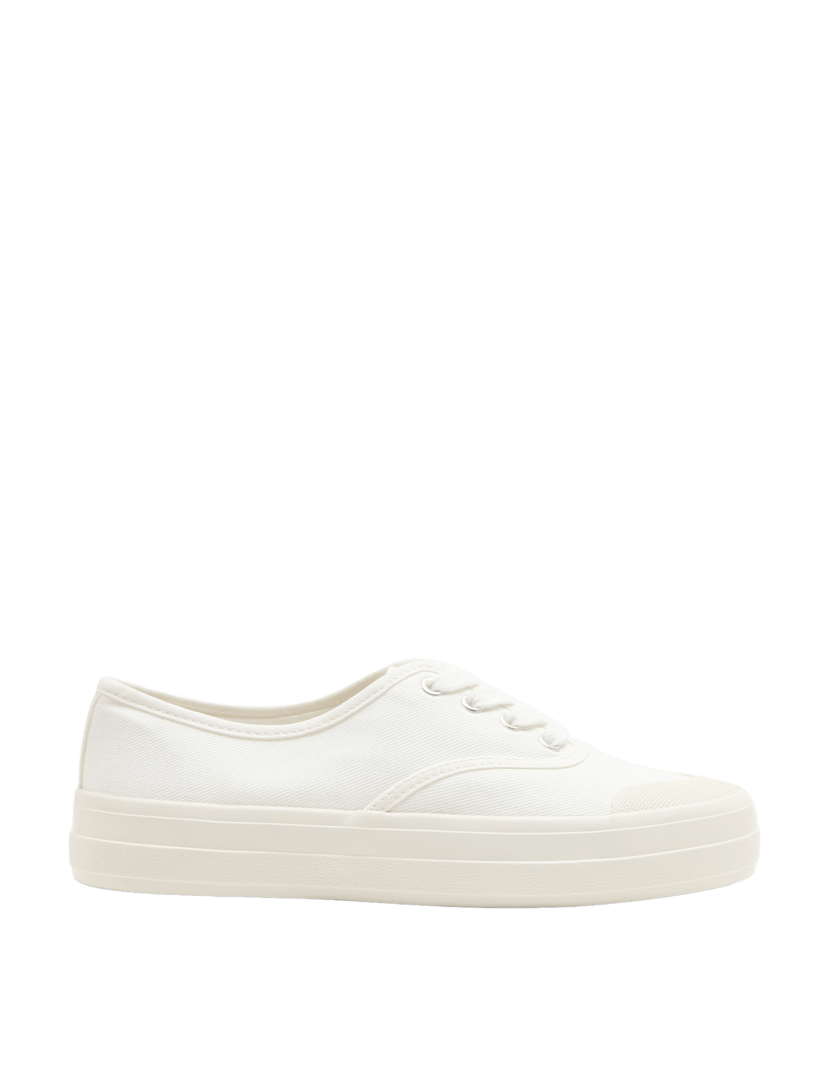 Cup Sole Platform Plimsoll Trainers - image 3