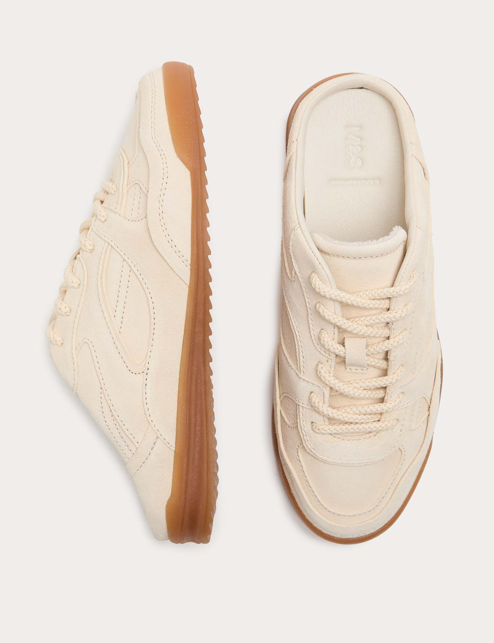 Suede Slip On Mule Trainers - image 4
