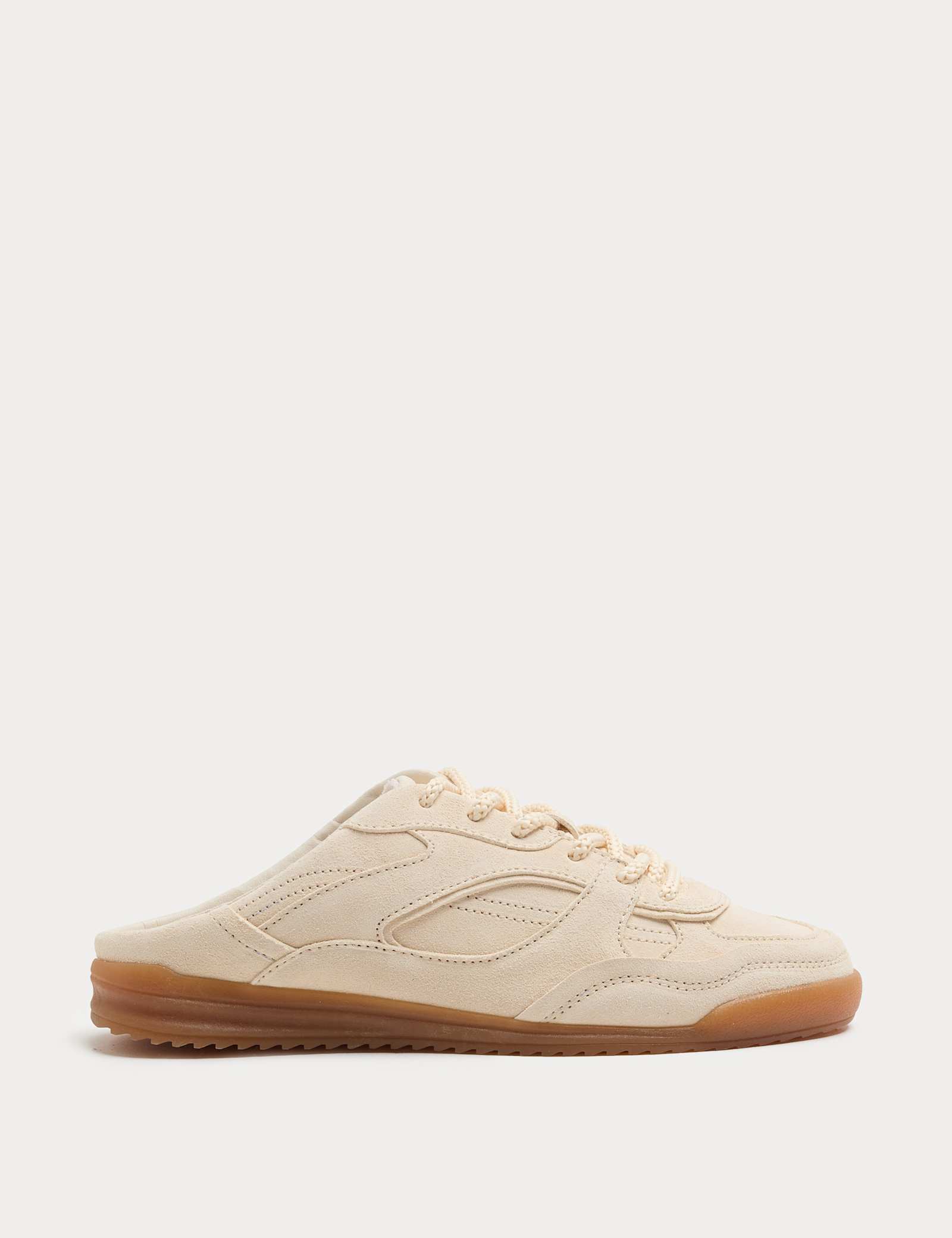 Suede Slip On Mule Trainers - image 2
