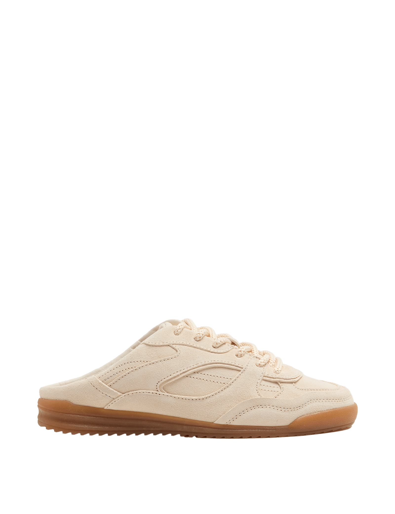 Suede Slip On Mule Trainers - image 5