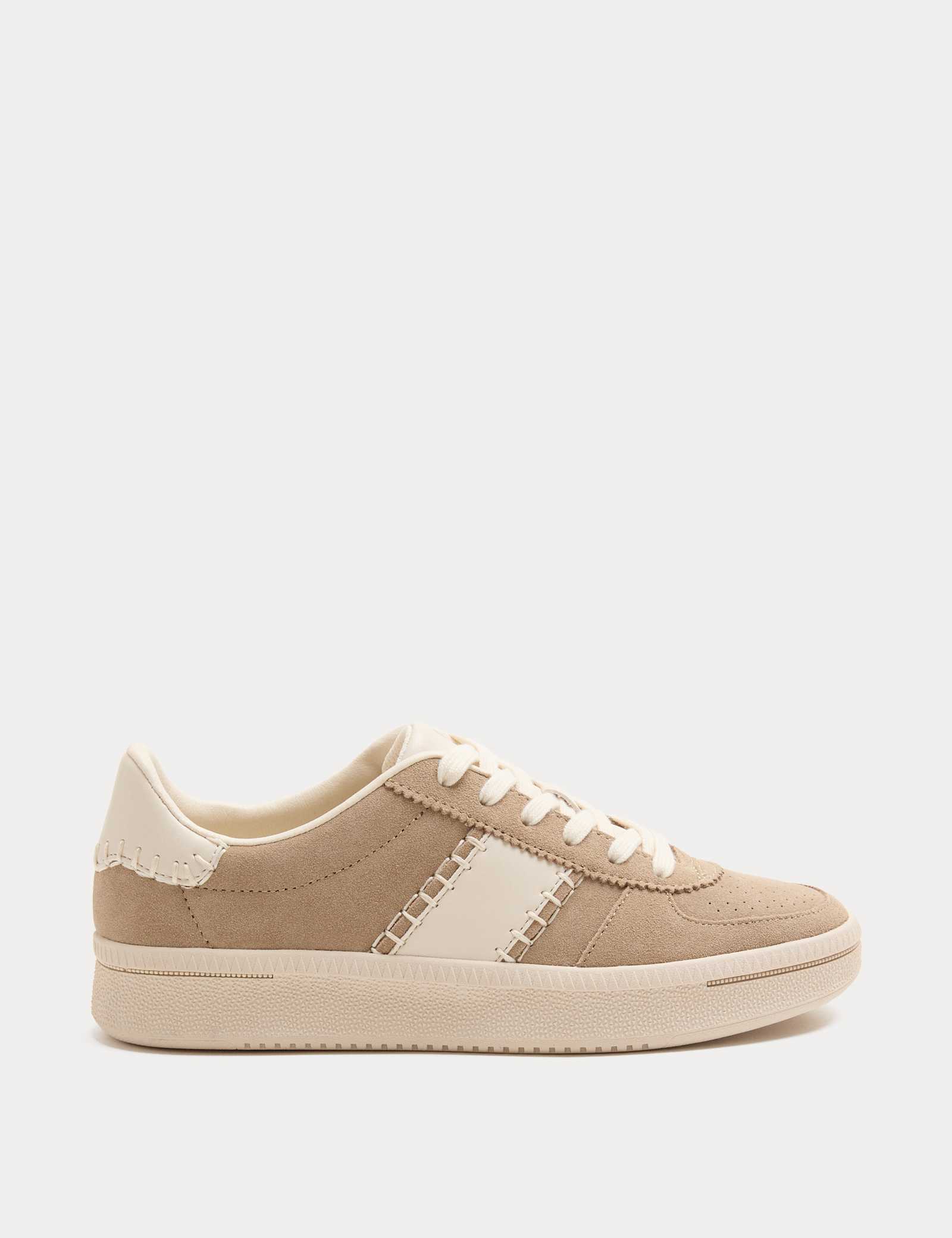 Suede Side Detail Platform Trainers - image 3