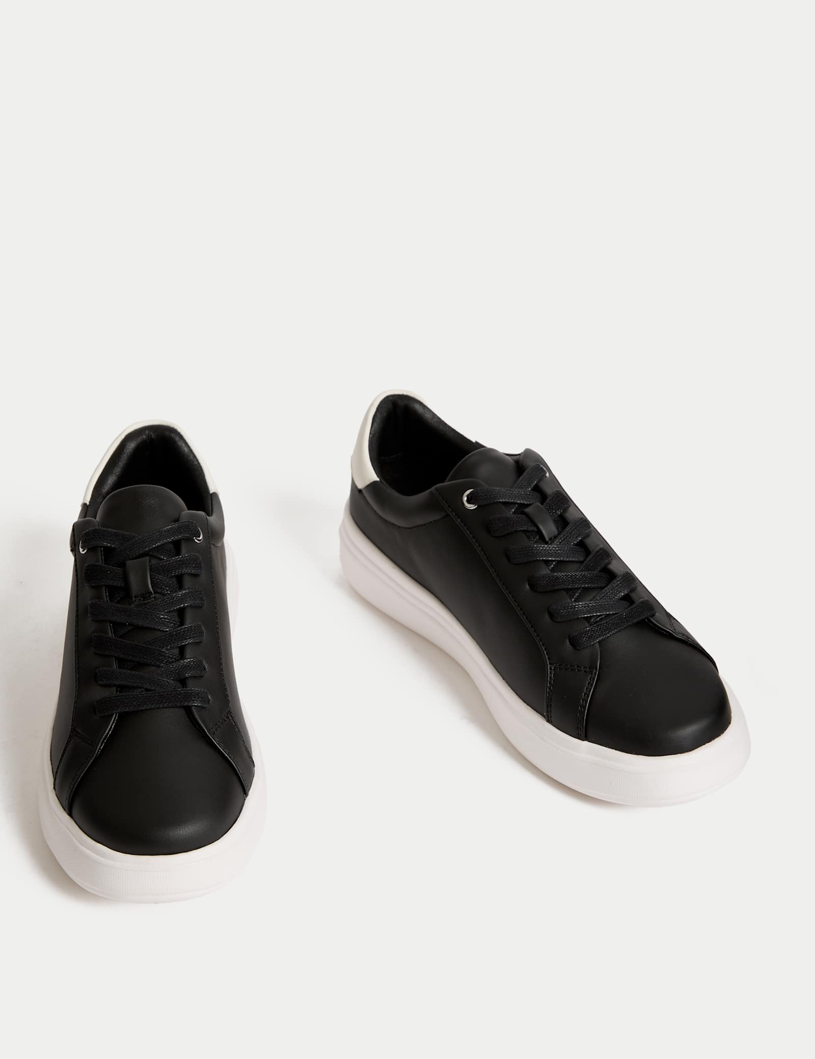 Lace Up Platform Trainers - image 1