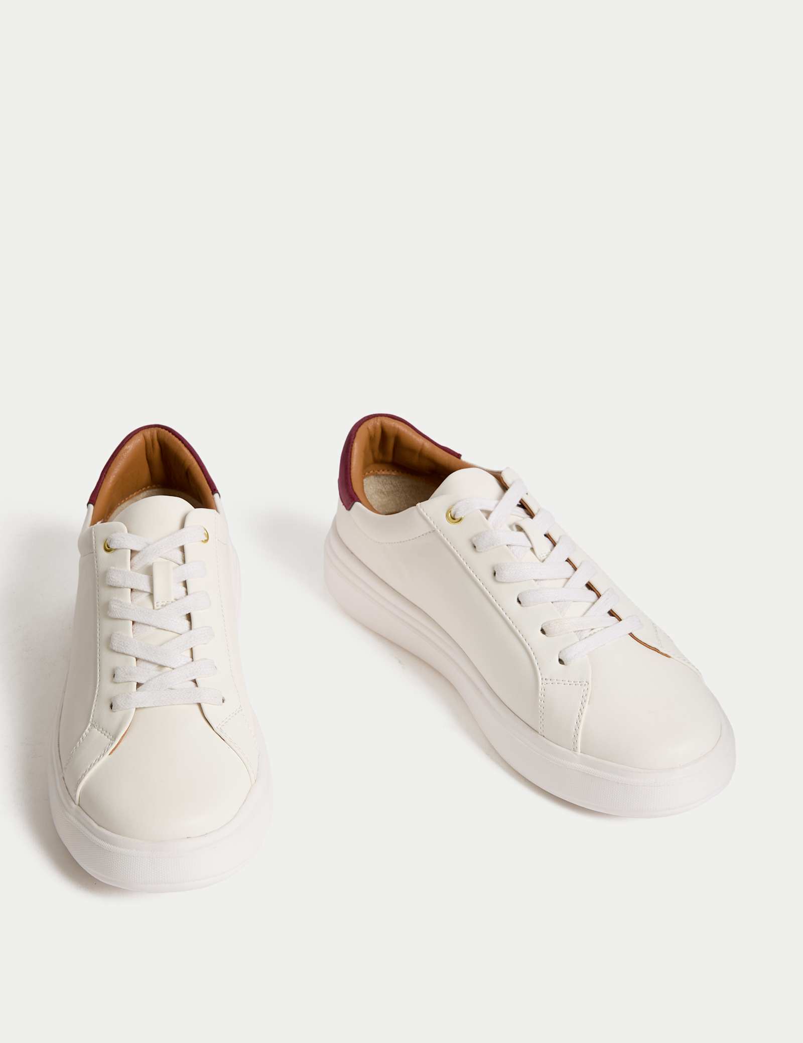Lace Up Platform Trainers - image 2