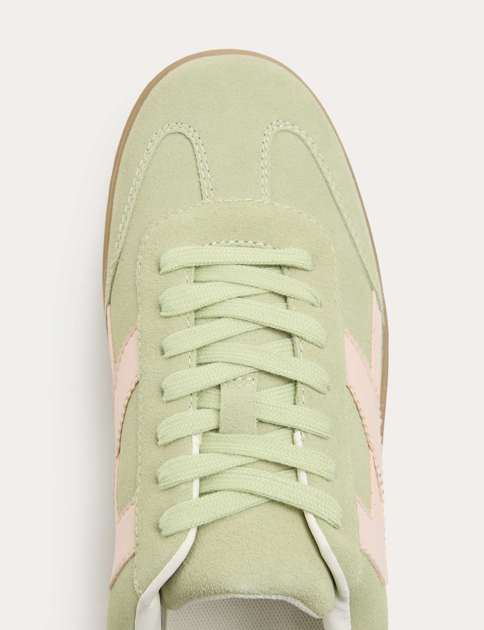 Suede Side Detail Platform Trainers - image 4