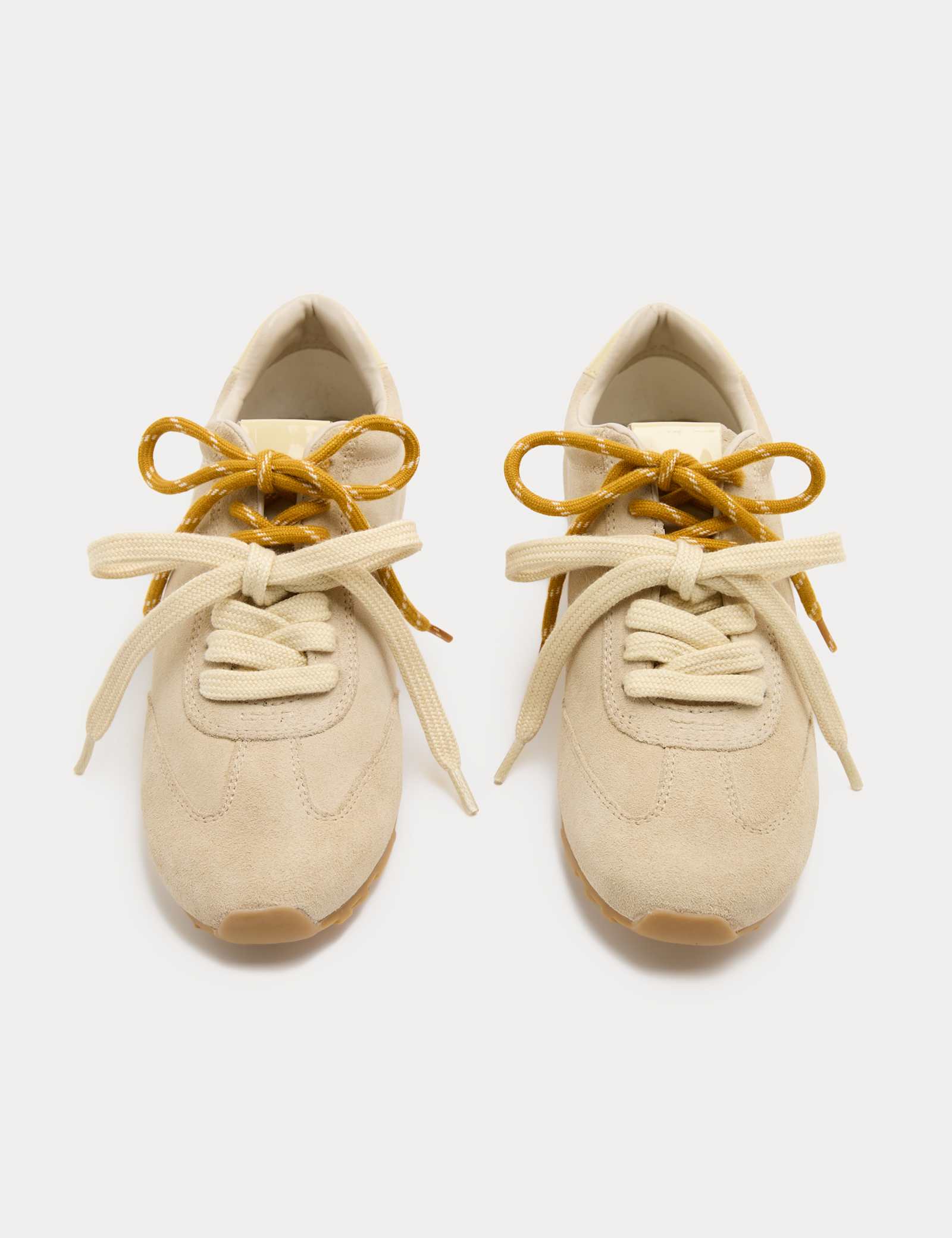 Suede Double Lace Up Trainers - image 2