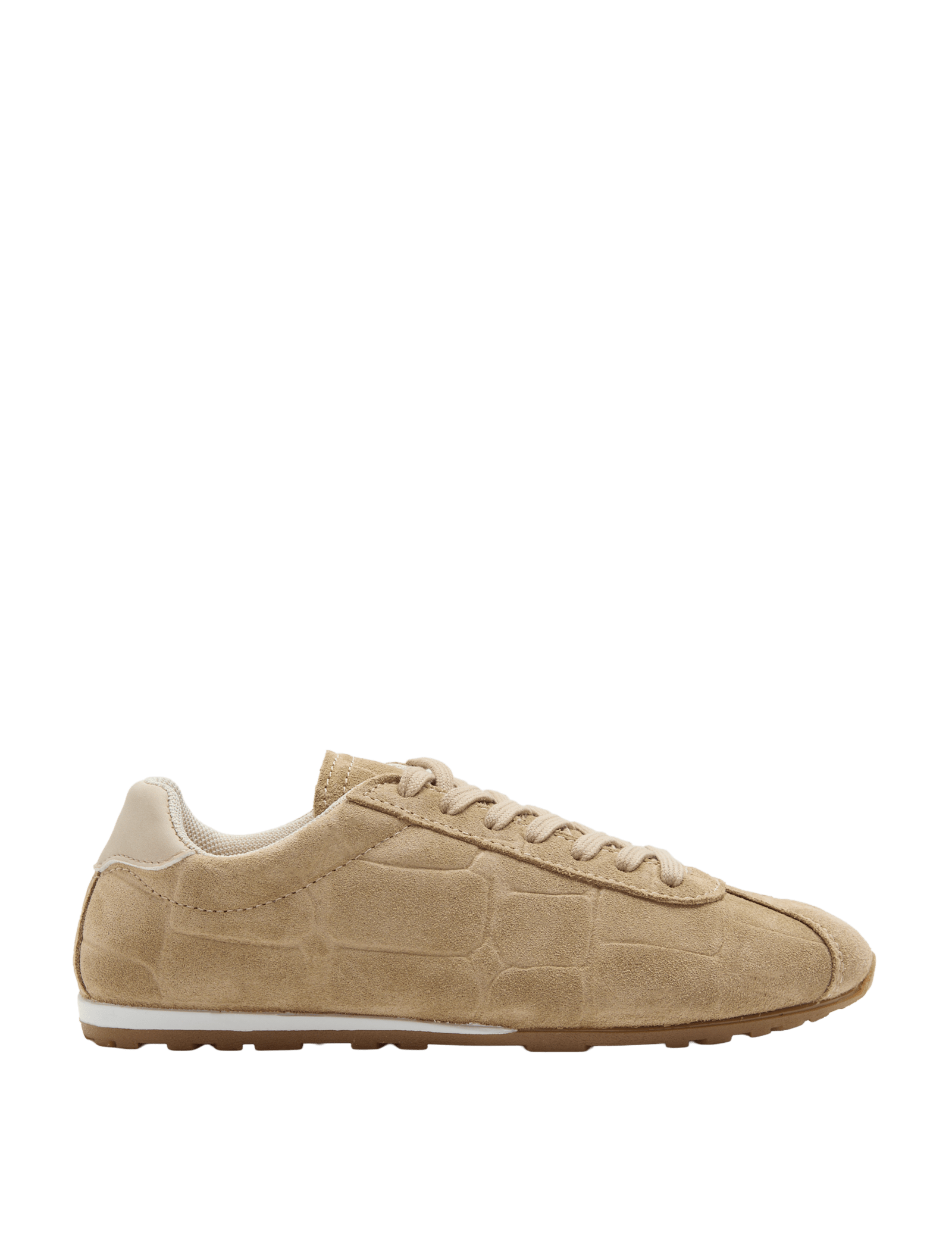 Suede Embosses Croc Trainers - image 3