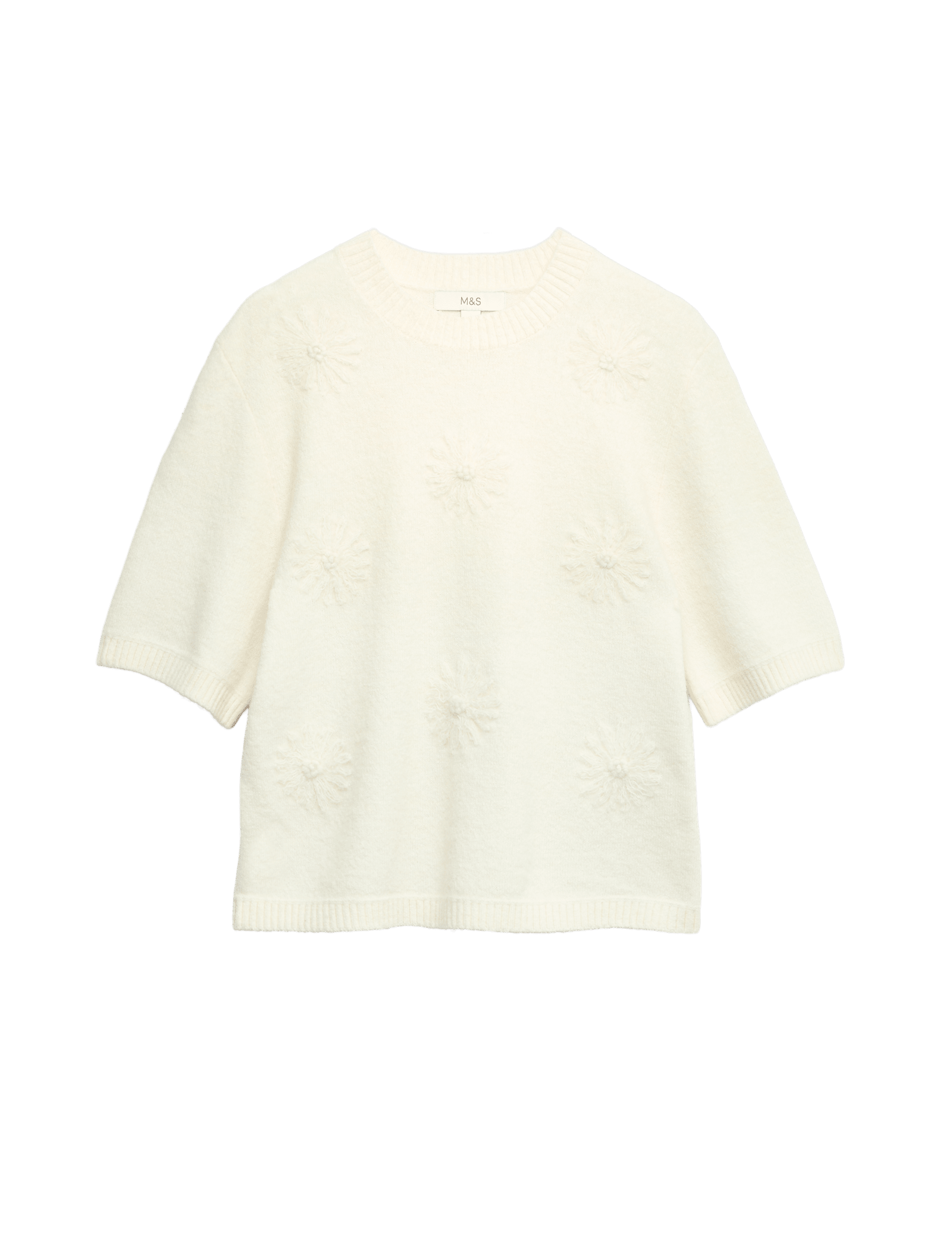Flower Knitted Top With Wool - image 3