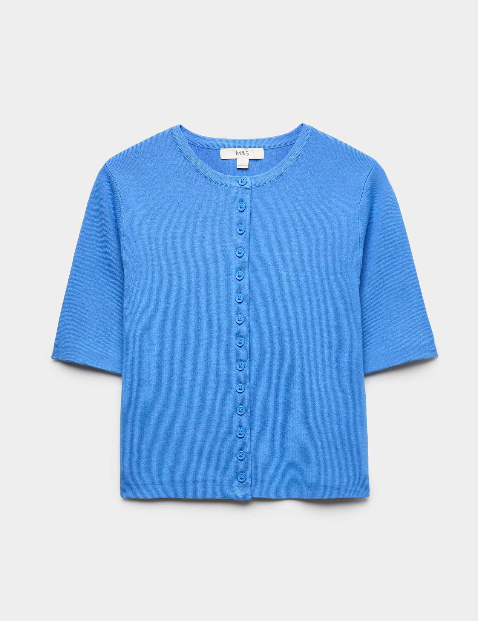 Crew Neck Cropped Cardigan - image 4